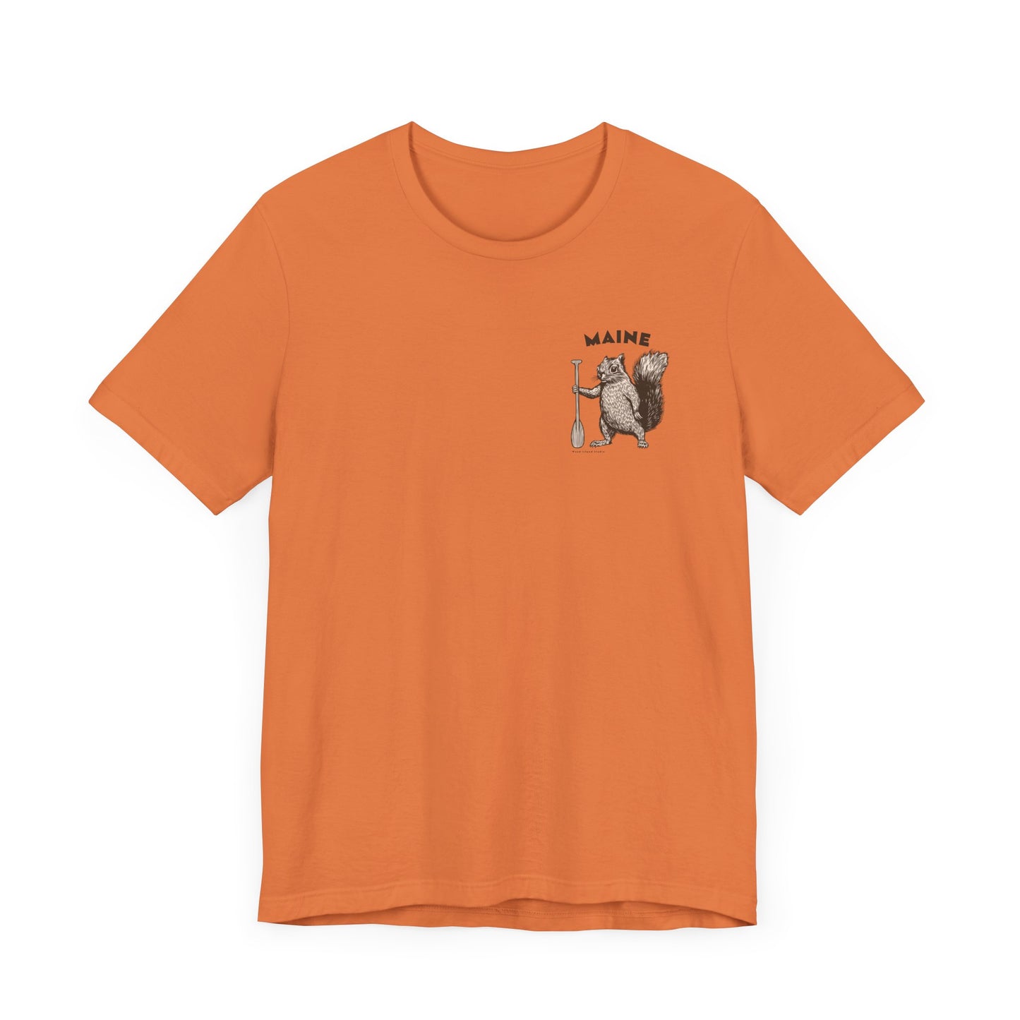 Maine Oar Squirrel Graphic Unisex Tee