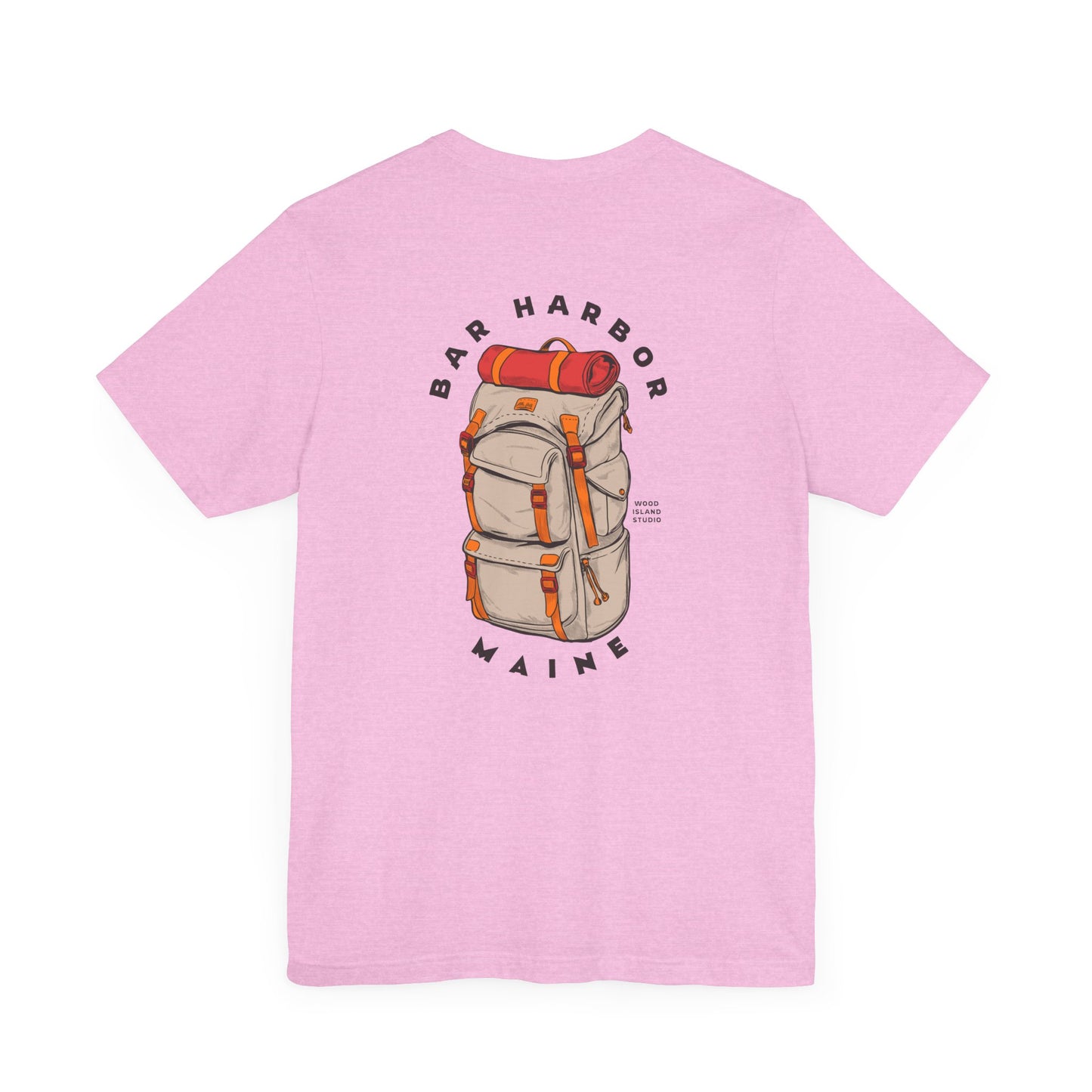 Bar Harbor Maine Backpacking Graphic Tee