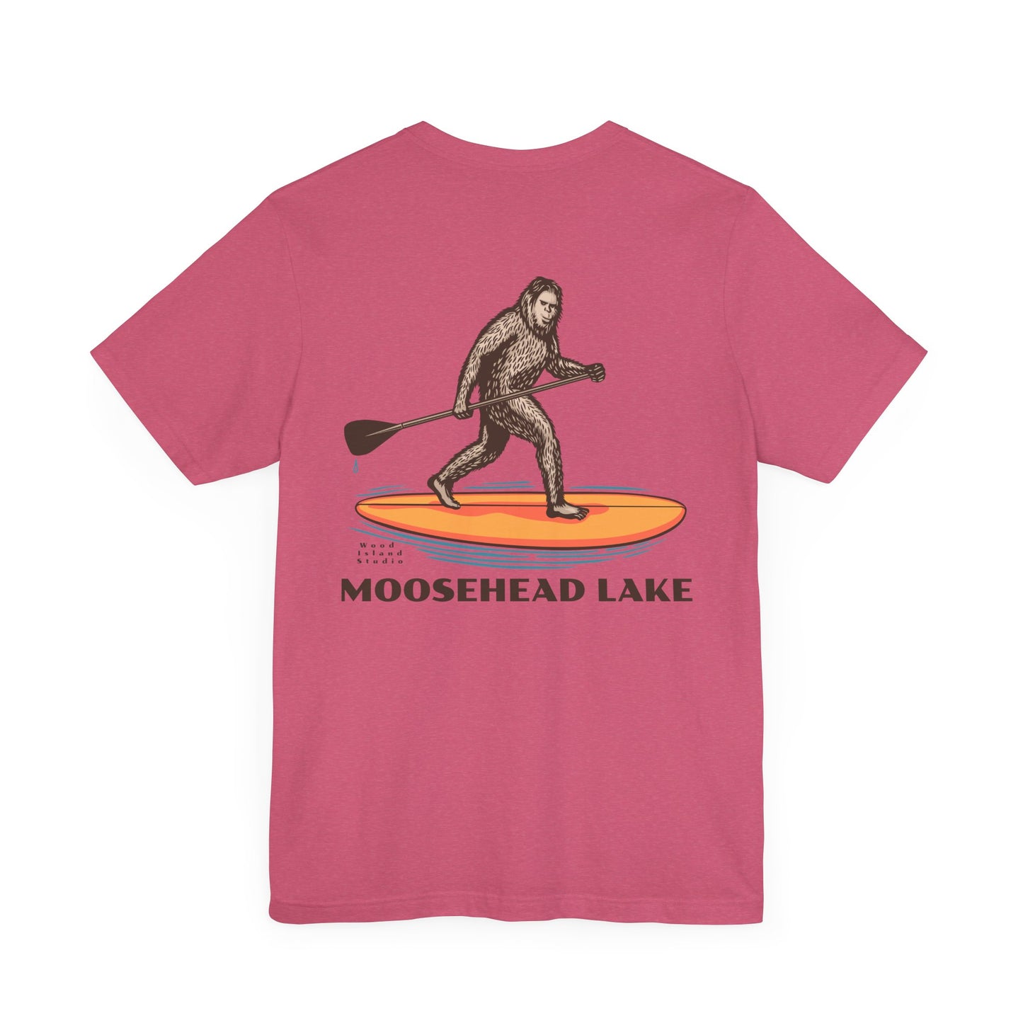 Moosehead Lake Sasquatch Adventure Tee - Unisex Jersey Short Sleeve T-Shirt