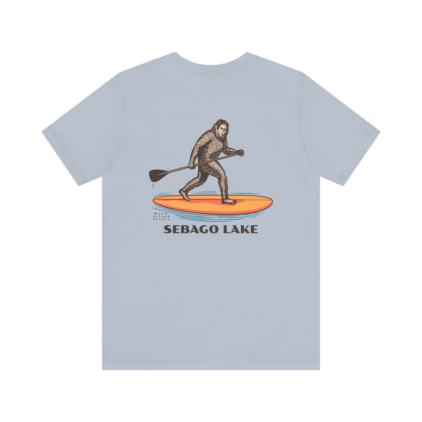 Sebago Lake Sasquatch Adventure Tee - Unisex Jersey Short Sleeve T-Shirt
