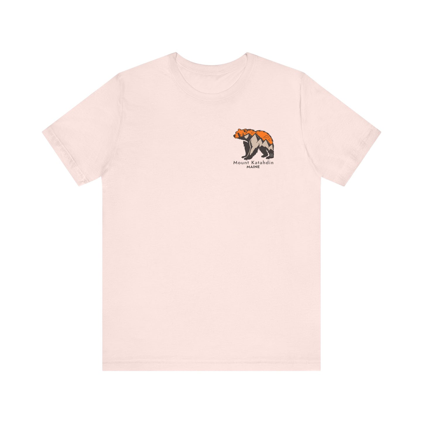 Mount Katahdin Maine Bear Graphic Unisex Tee