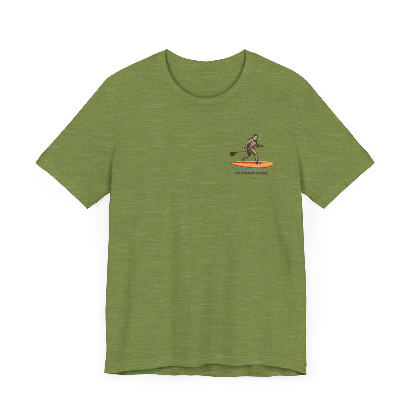 Sebago Lake Sasquatch Adventure Tee - Unisex Jersey Short Sleeve T-Shirt