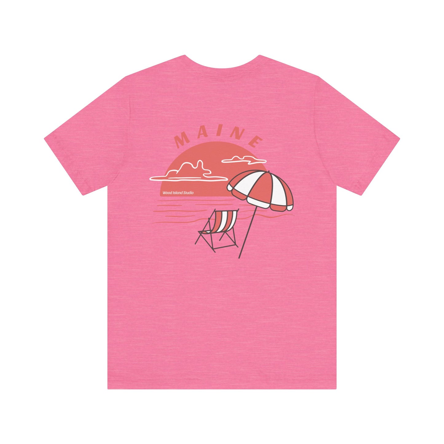 Maine Beach Umbrella Graphic Tee