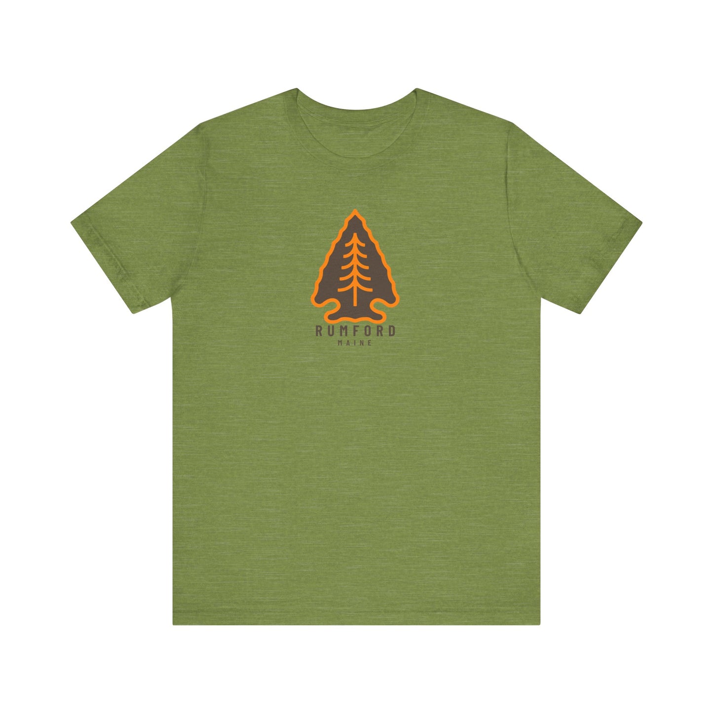 Rumford Maine Arrowhead Graphic Tee - Unisex Short Sleeve T-Shirt