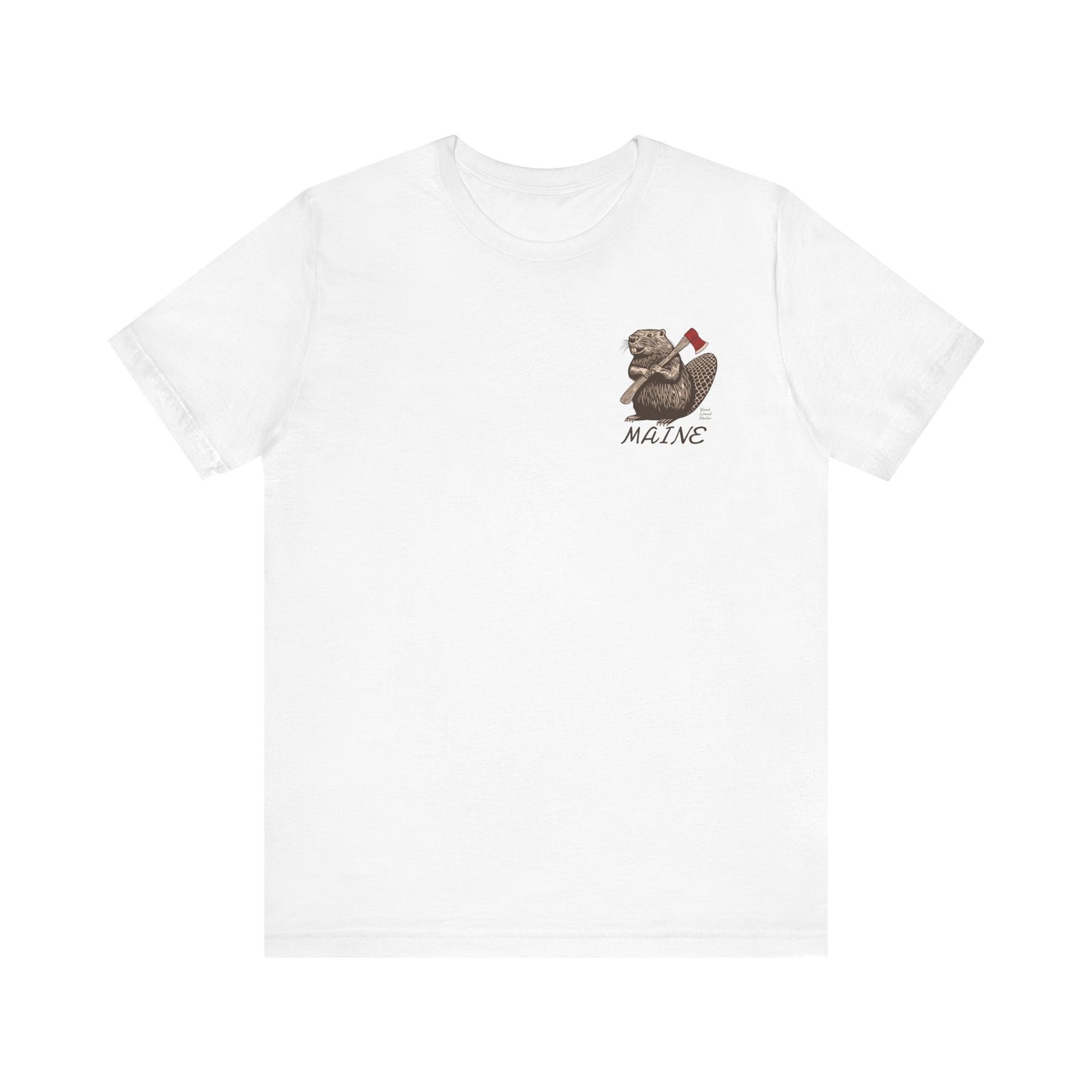 Beaver Axe Maine Graphic Unisex Tee