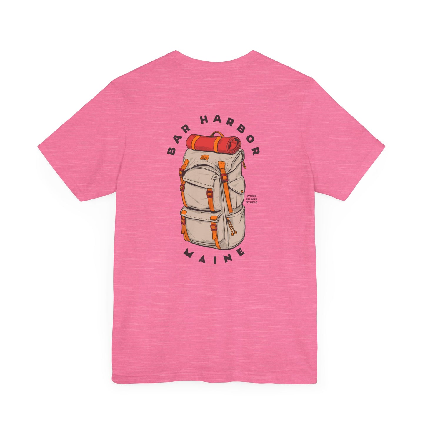 Bar Harbor Maine Backpacking Graphic Tee