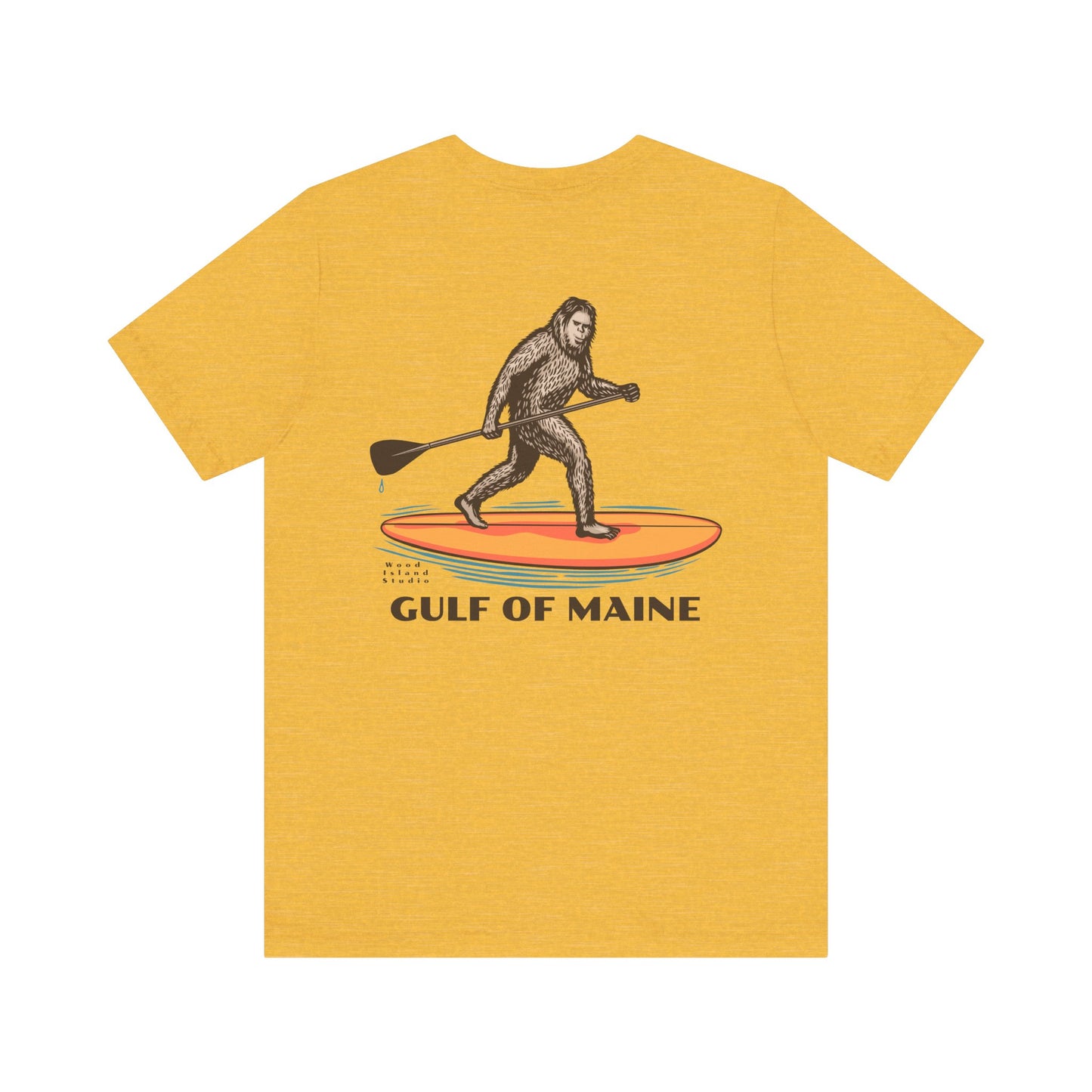 Gulf of Maine Sasquatch Yeti Bigfoot Adventure Tee - Unisex Jersey Short Sleeve T-Shirt