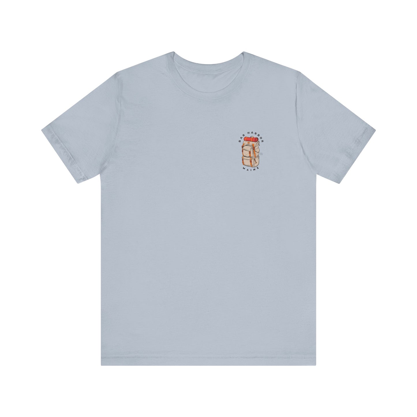 Bar Harbor Maine Backpacking Graphic Tee