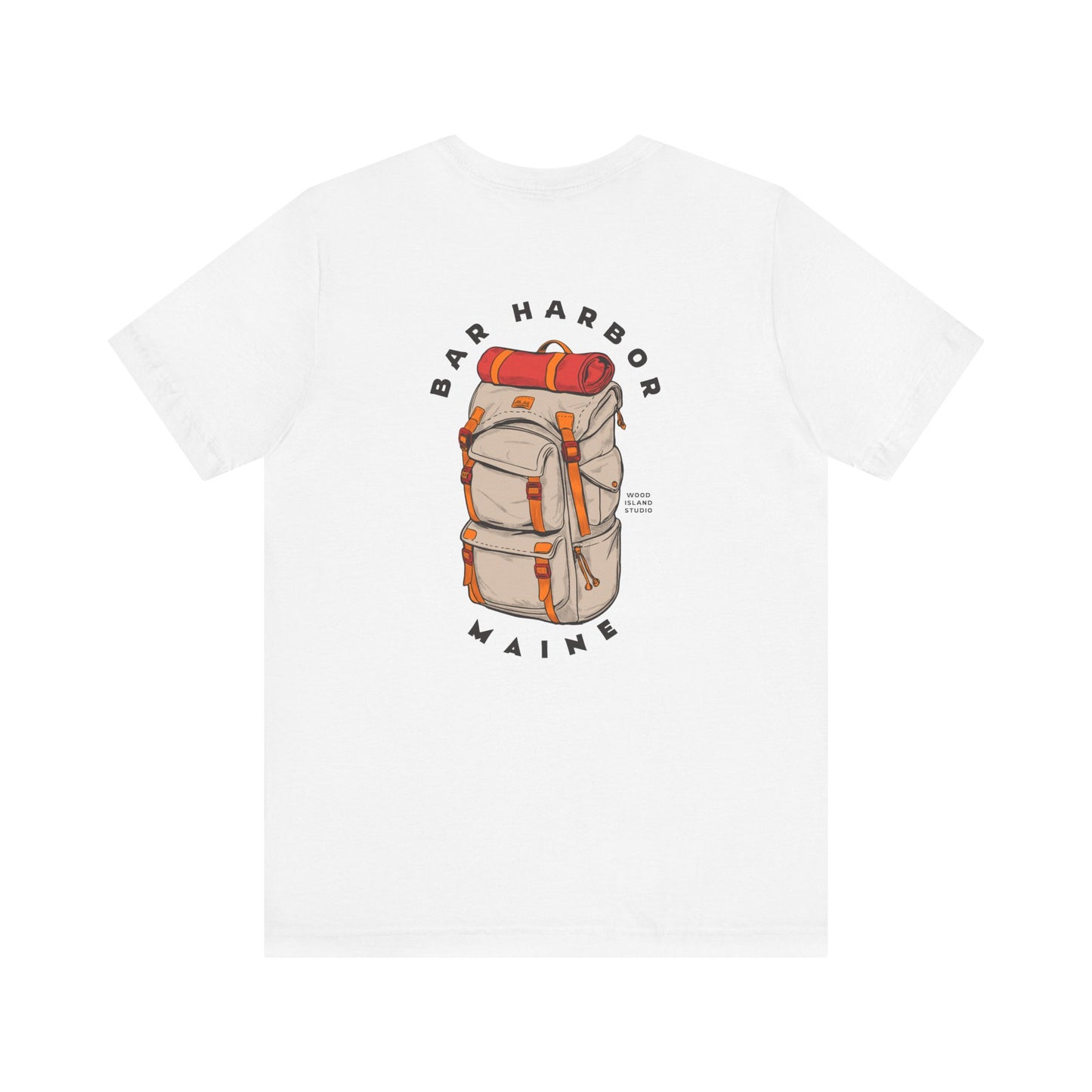 Bar Harbor Maine Backpacking Graphic Tee