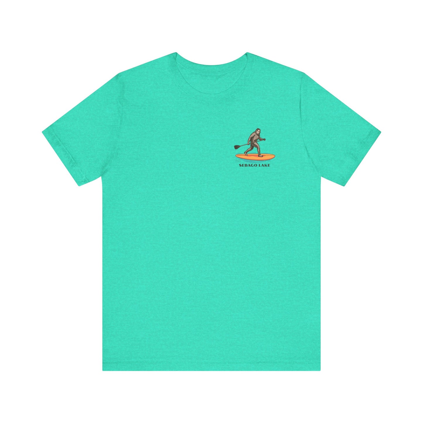 Sebago Lake Sasquatch Adventure Tee - Unisex Jersey Short Sleeve T-Shirt