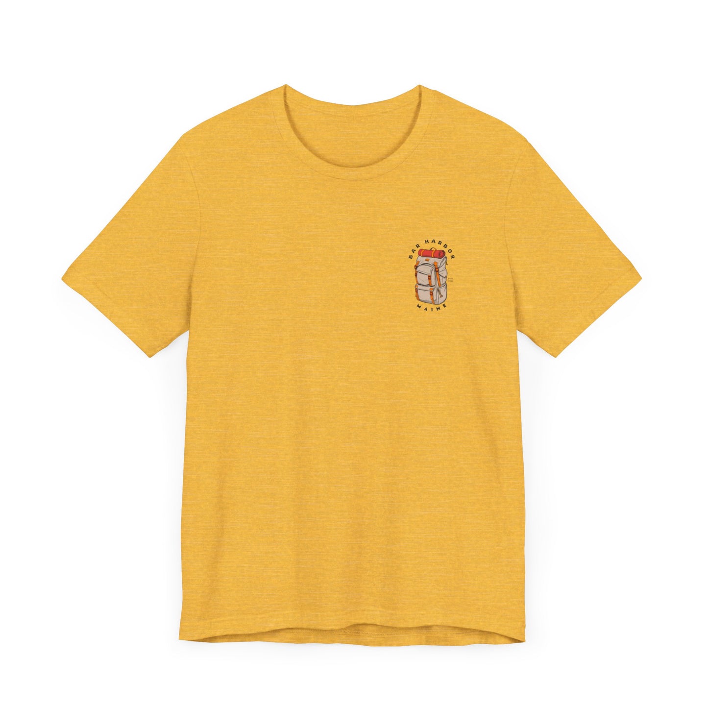 Bar Harbor Maine Backpacking Graphic Tee