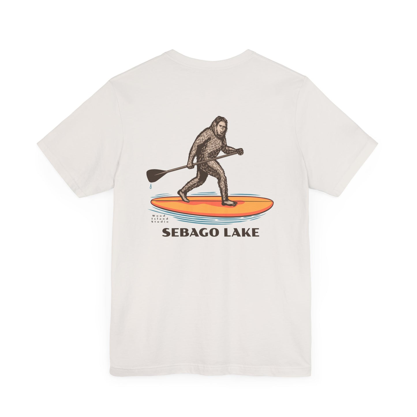 Sebago Lake Sasquatch Adventure Tee - Unisex Jersey Short Sleeve T-Shirt