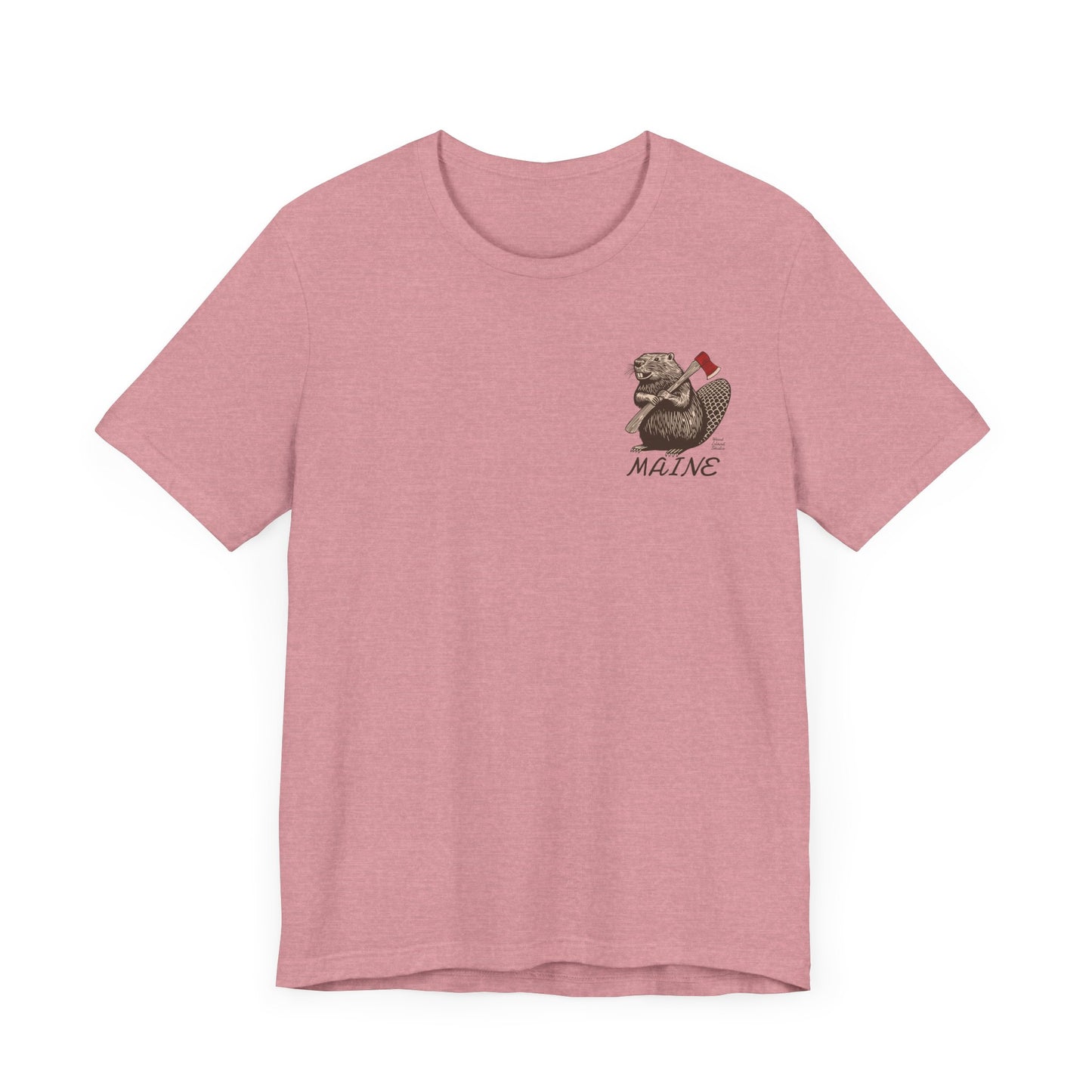 Beaver Axe Maine Graphic Unisex Tee