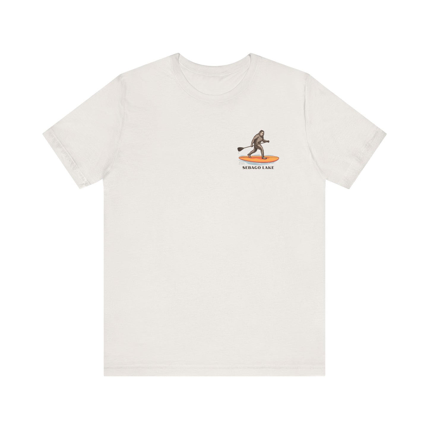 Sebago Lake Sasquatch Adventure Tee - Unisex Jersey Short Sleeve T-Shirt