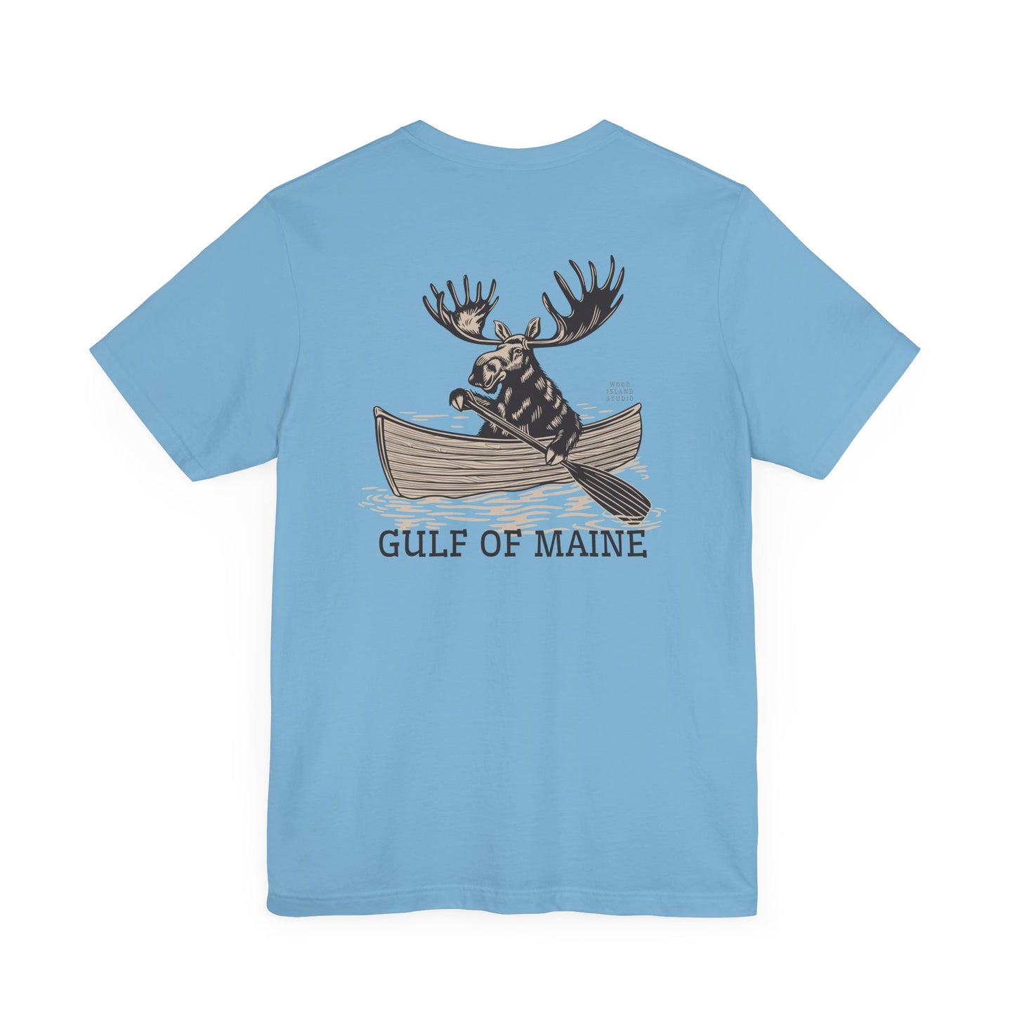 Gulf of Maine Rowing Moose Graphic Tee