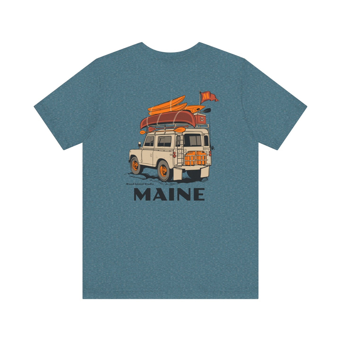 Maine Adventure Unisex Short Sleeve Tee - Perfect for Summer Trips!