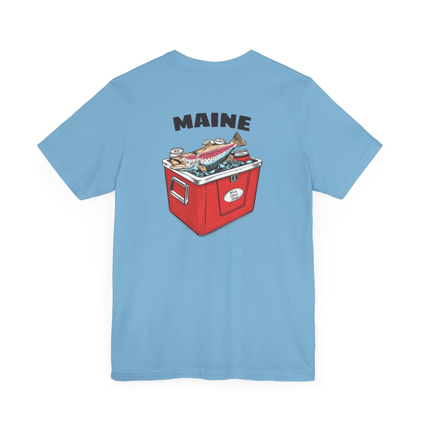 Maine FIsh Camp Graphic Unisex Tee