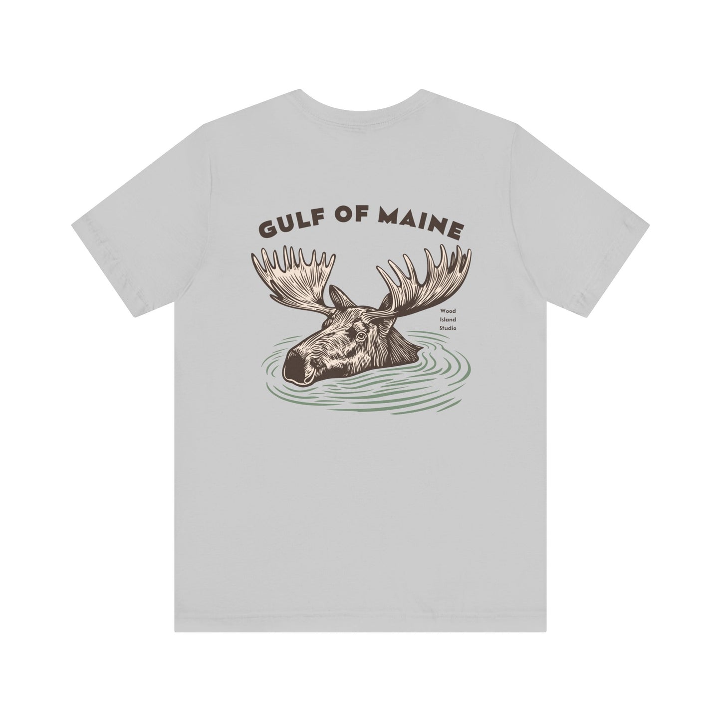 Gulf of Maine Moose Graphic Tee - Unisex Short Sleeve T-Shirt