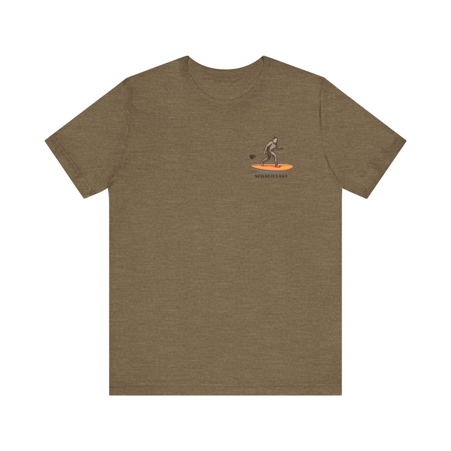 Sebago Lake Sasquatch Adventure Tee - Unisex Jersey Short Sleeve T-Shirt