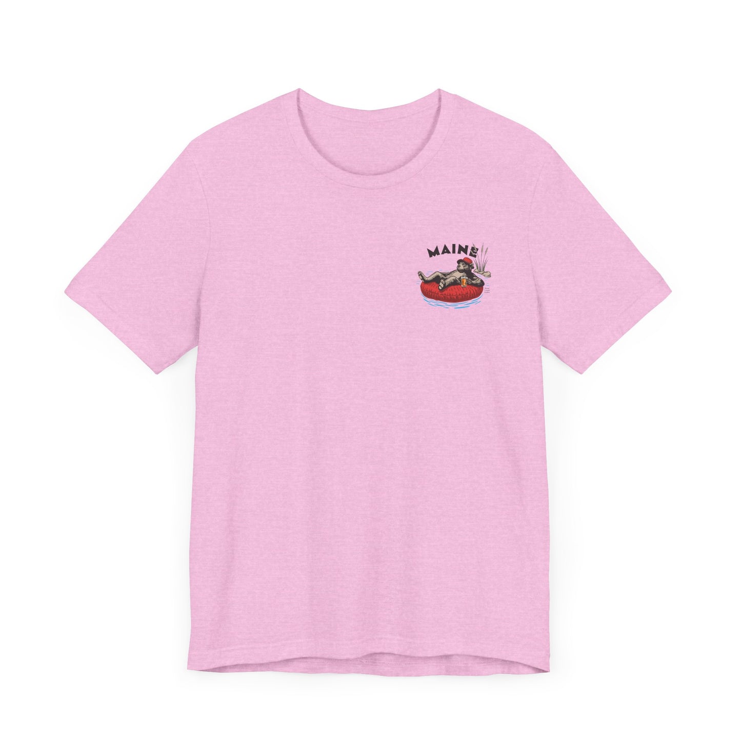 Maine Rafting Bear Graphic Tee