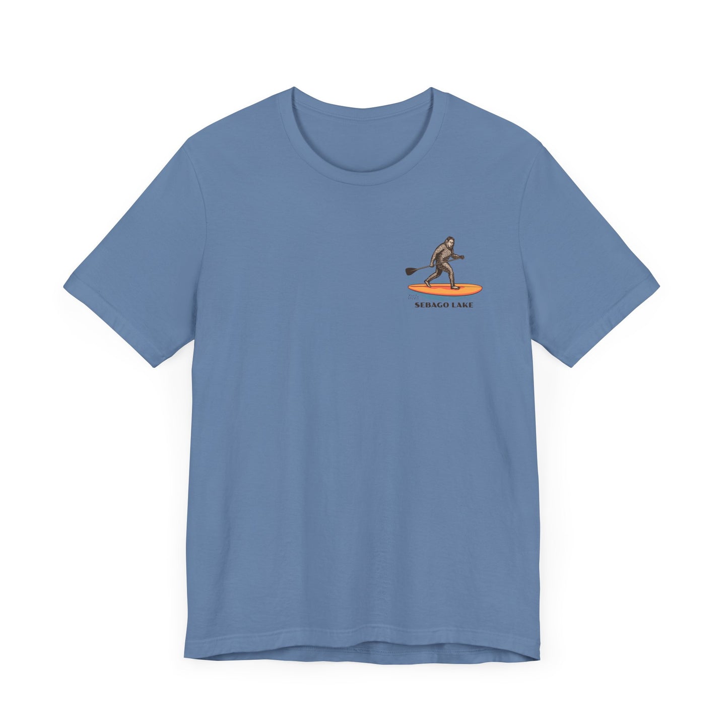Sebago Lake Sasquatch Adventure Tee - Unisex Jersey Short Sleeve T-Shirt