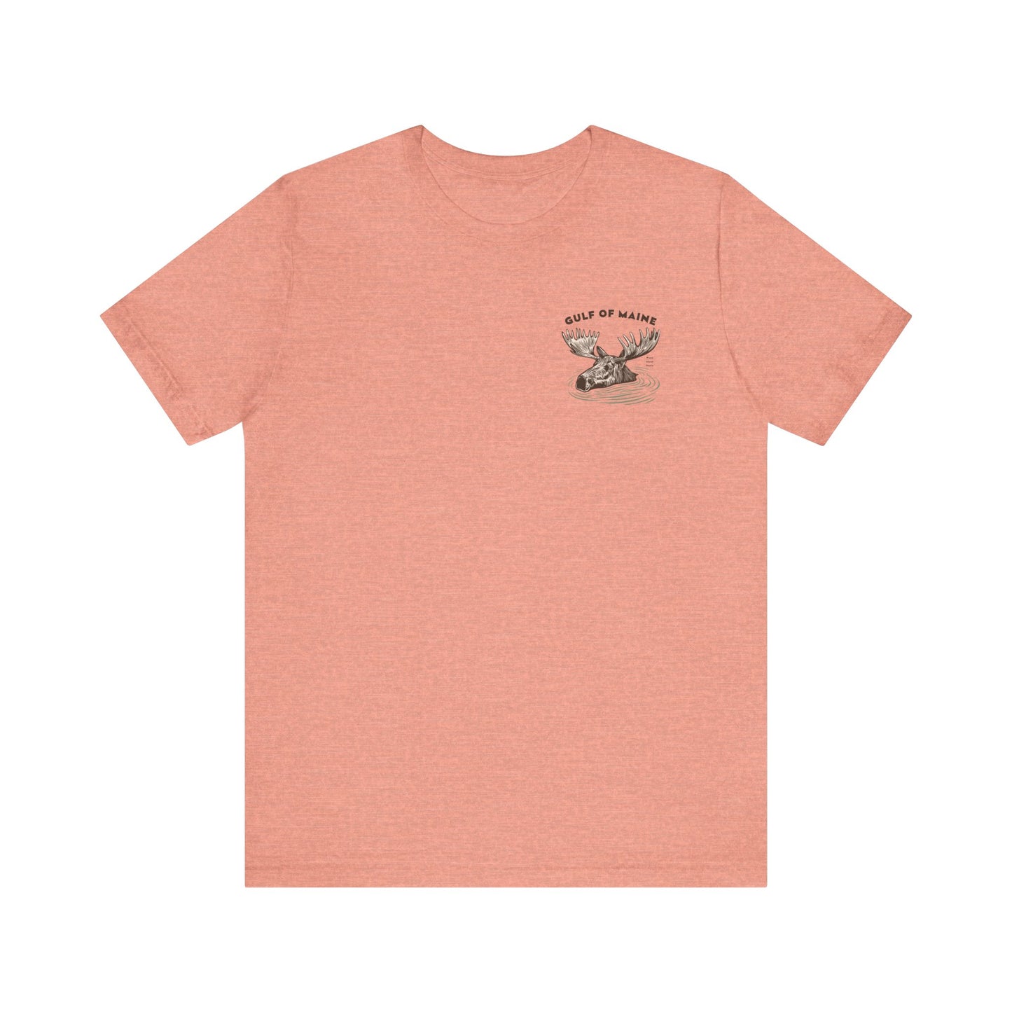 Gulf of Maine Moose Graphic Tee - Unisex Short Sleeve T-Shirt