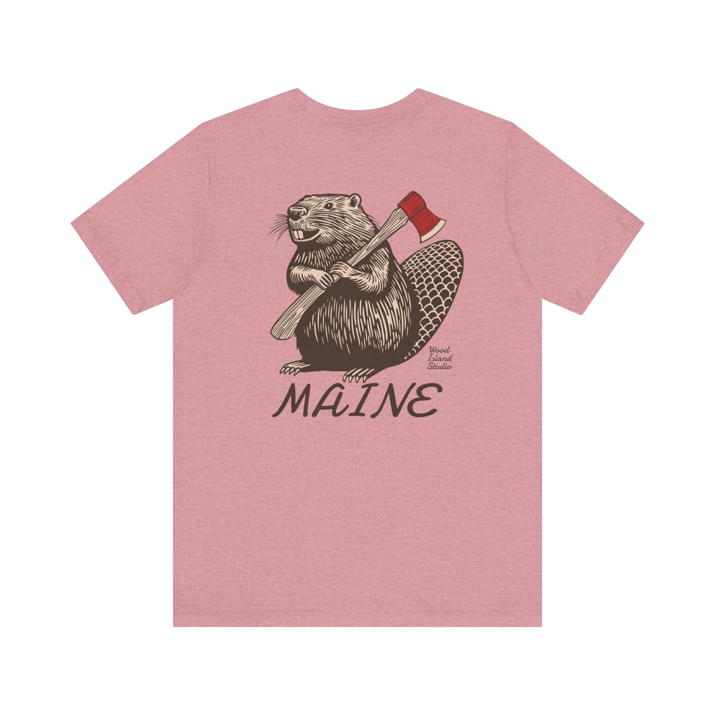 Beaver Axe Maine Graphic Unisex Tee