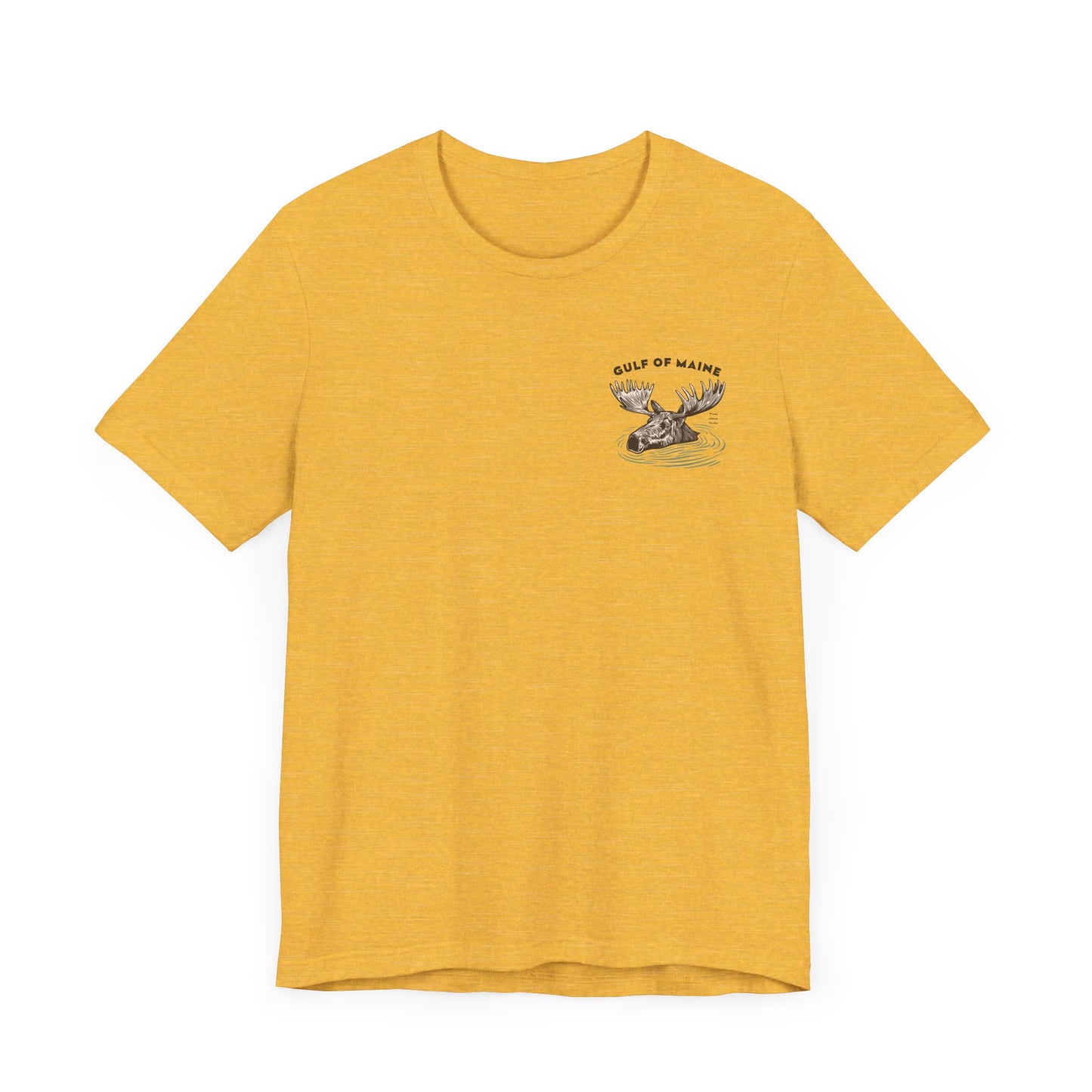 Gulf of Maine Moose Graphic Tee - Unisex Short Sleeve T-Shirt