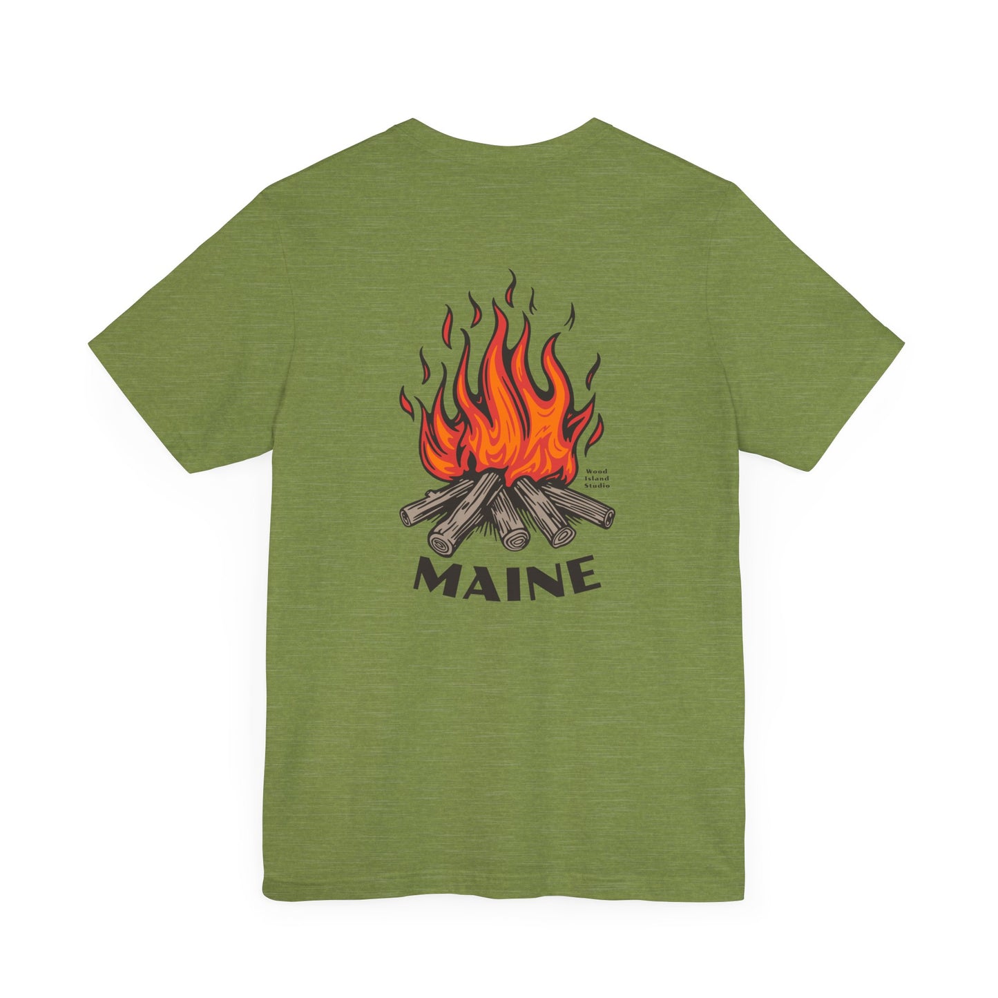 Maine Campfire Graphic Unisex Tee