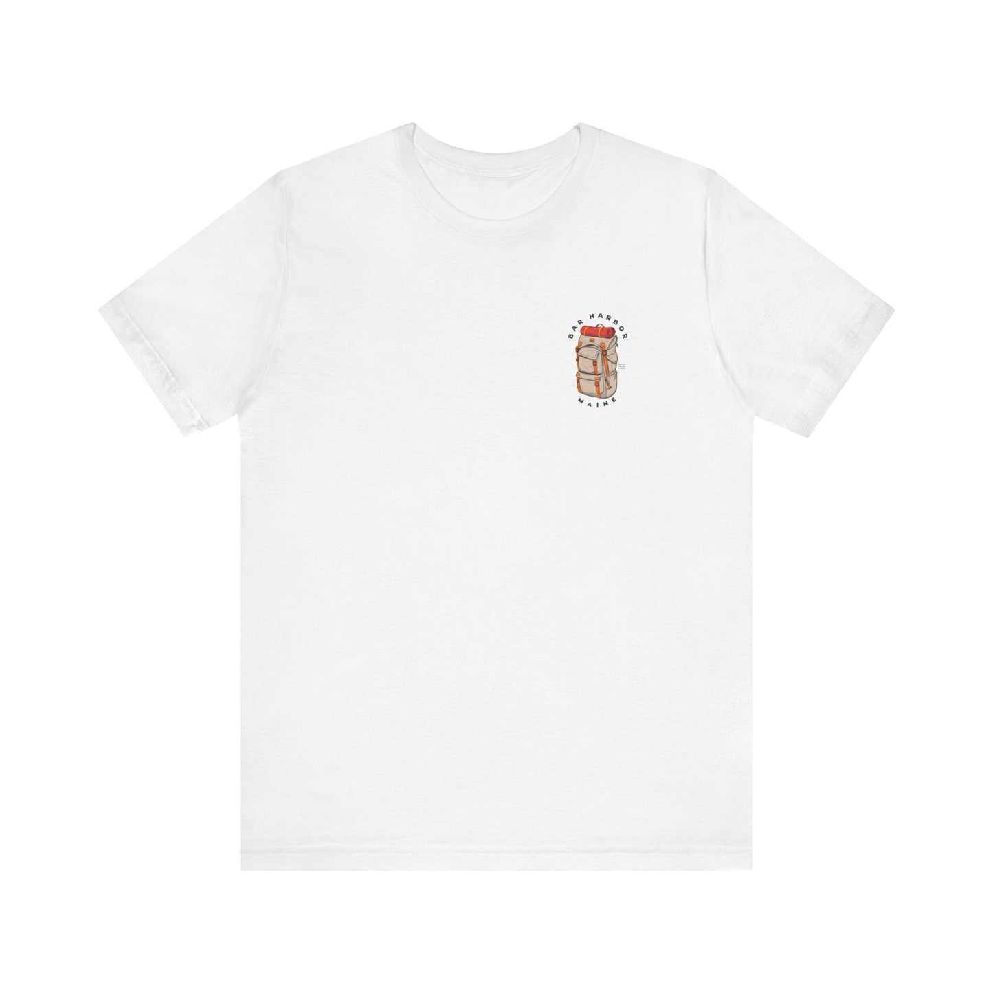Bar Harbor Maine Backpacking Graphic Tee