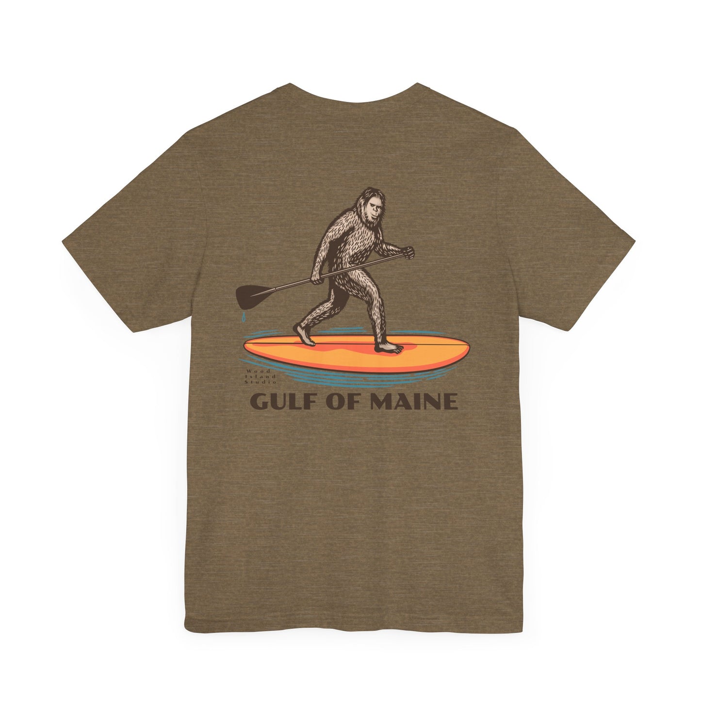 Gulf of Maine Sasquatch Yeti Bigfoot Adventure Tee - Unisex Jersey Short Sleeve T-Shirt
