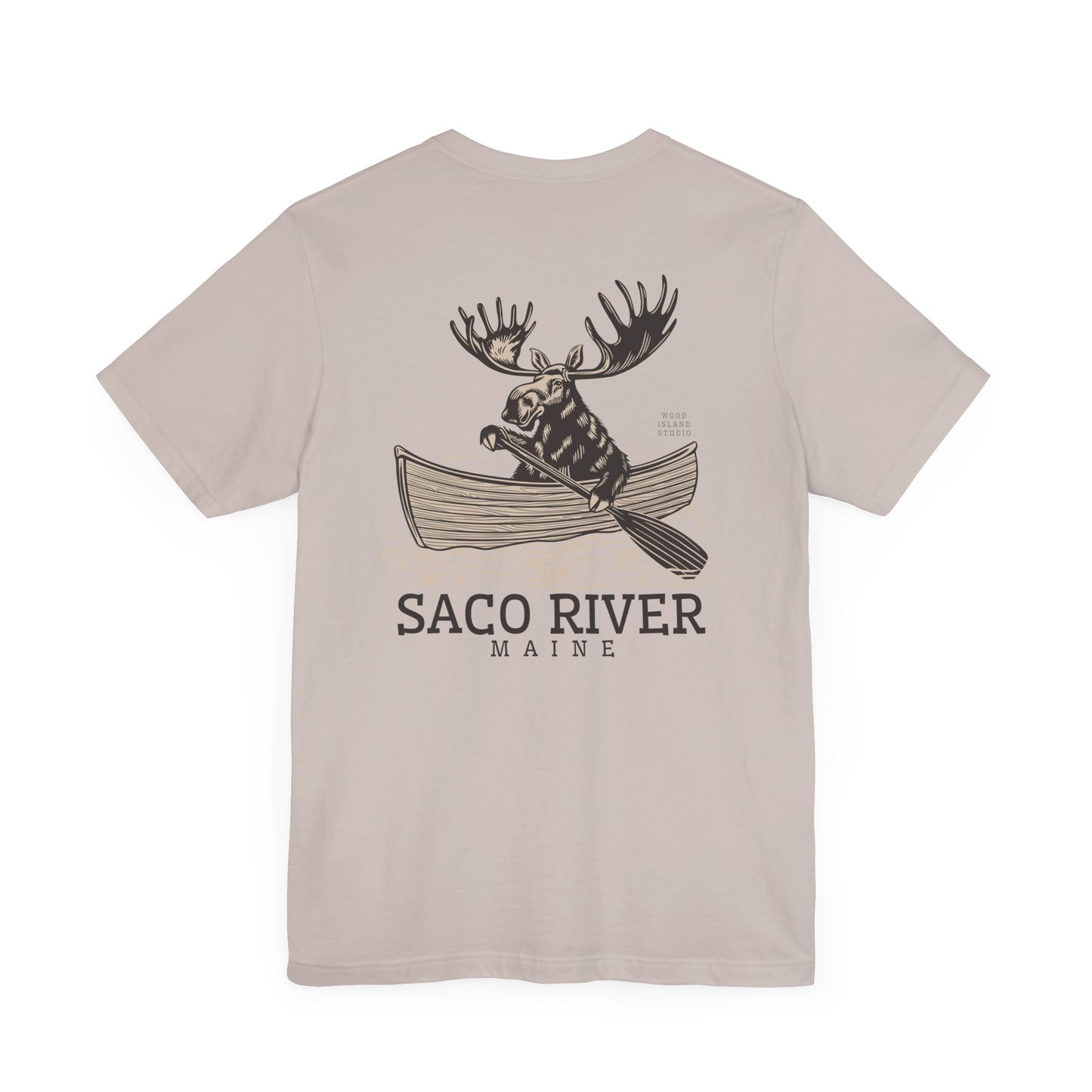 Saco River Rowing Moose Graphic Tee