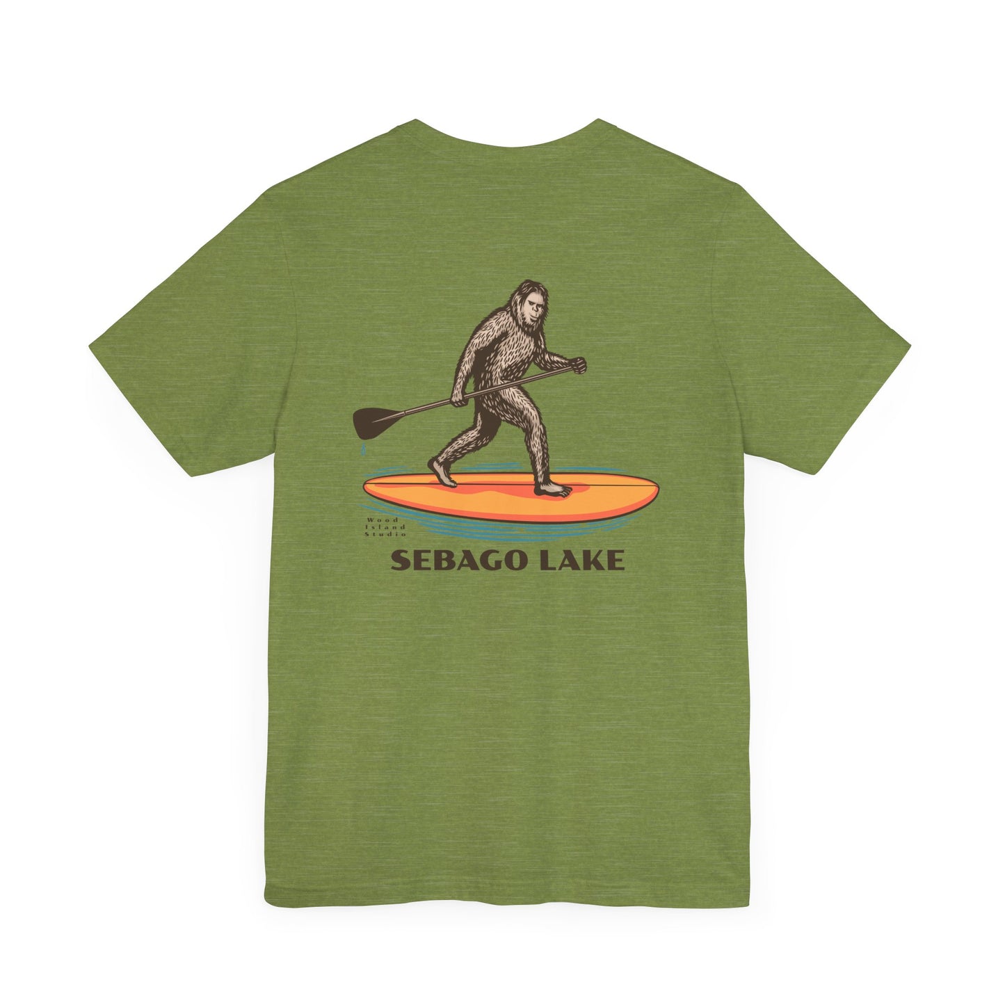 Sebago Lake Sasquatch Adventure Tee - Unisex Jersey Short Sleeve T-Shirt