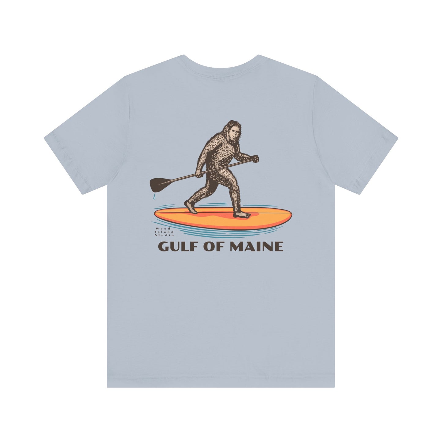 Gulf of Maine Sasquatch Yeti Bigfoot Adventure Tee - Unisex Jersey Short Sleeve T-Shirt