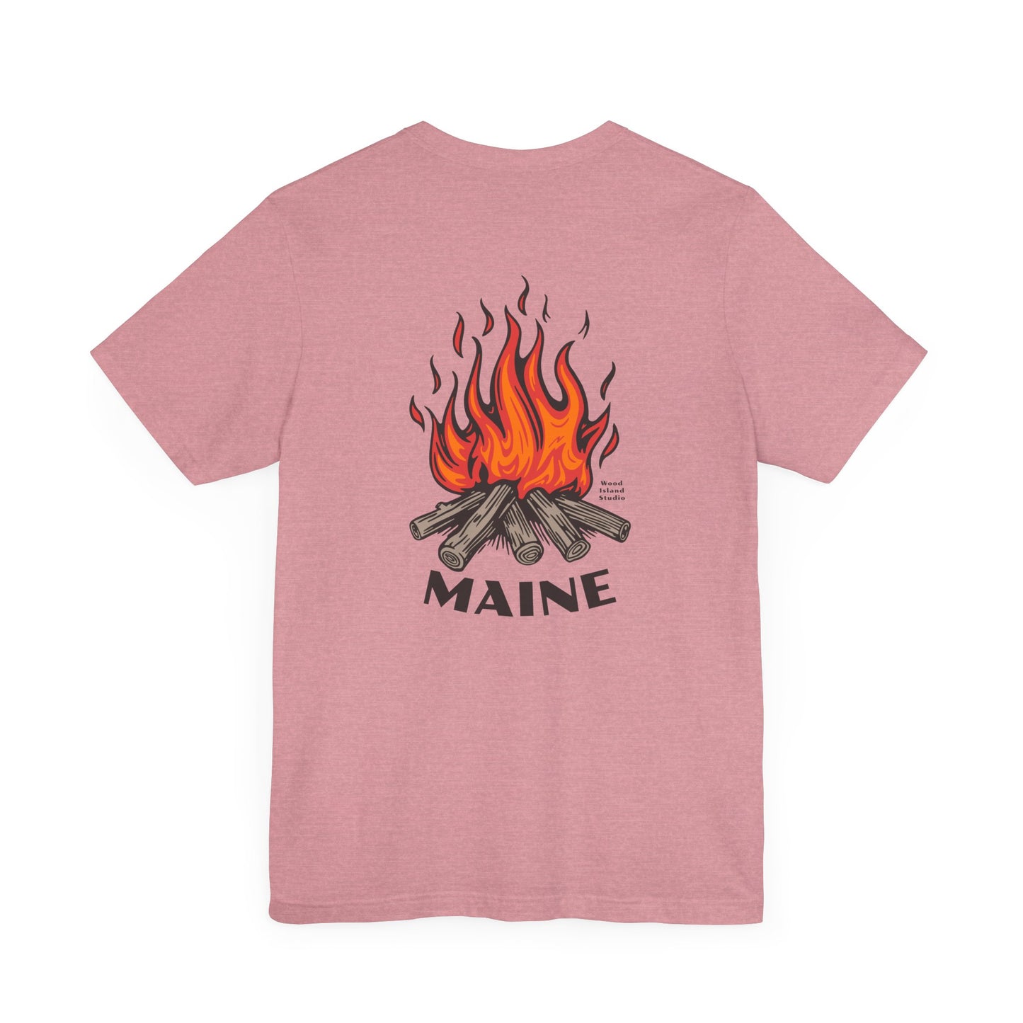 Maine Campfire Graphic Unisex Tee