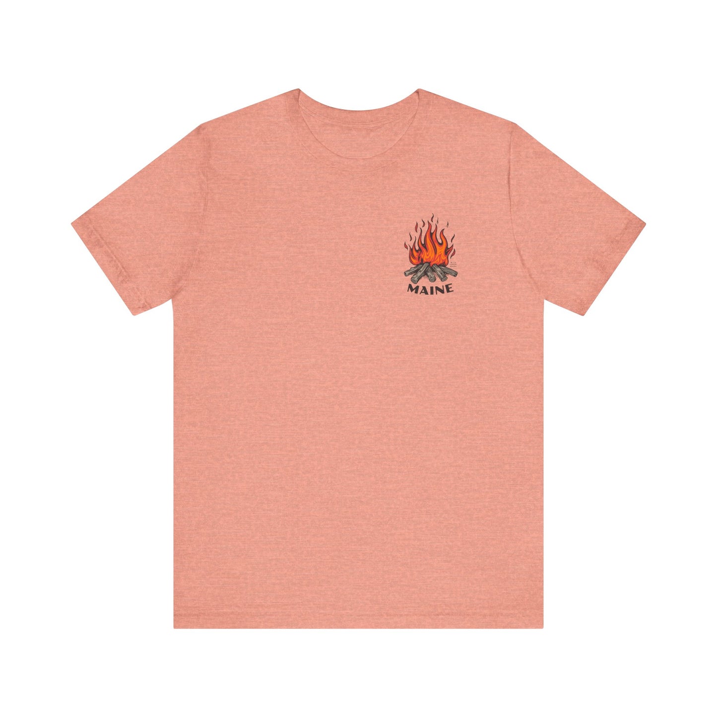 Maine Campfire Graphic Unisex Tee