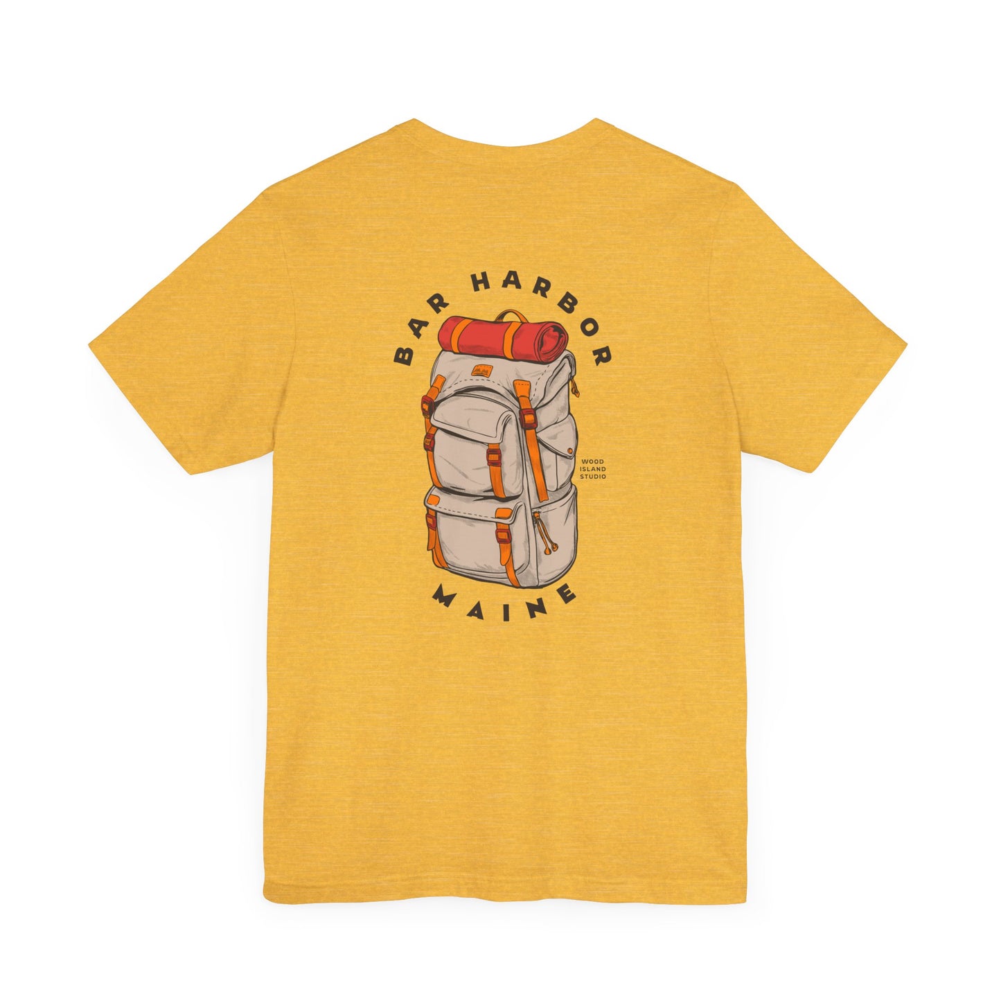 Bar Harbor Maine Backpacking Graphic Tee