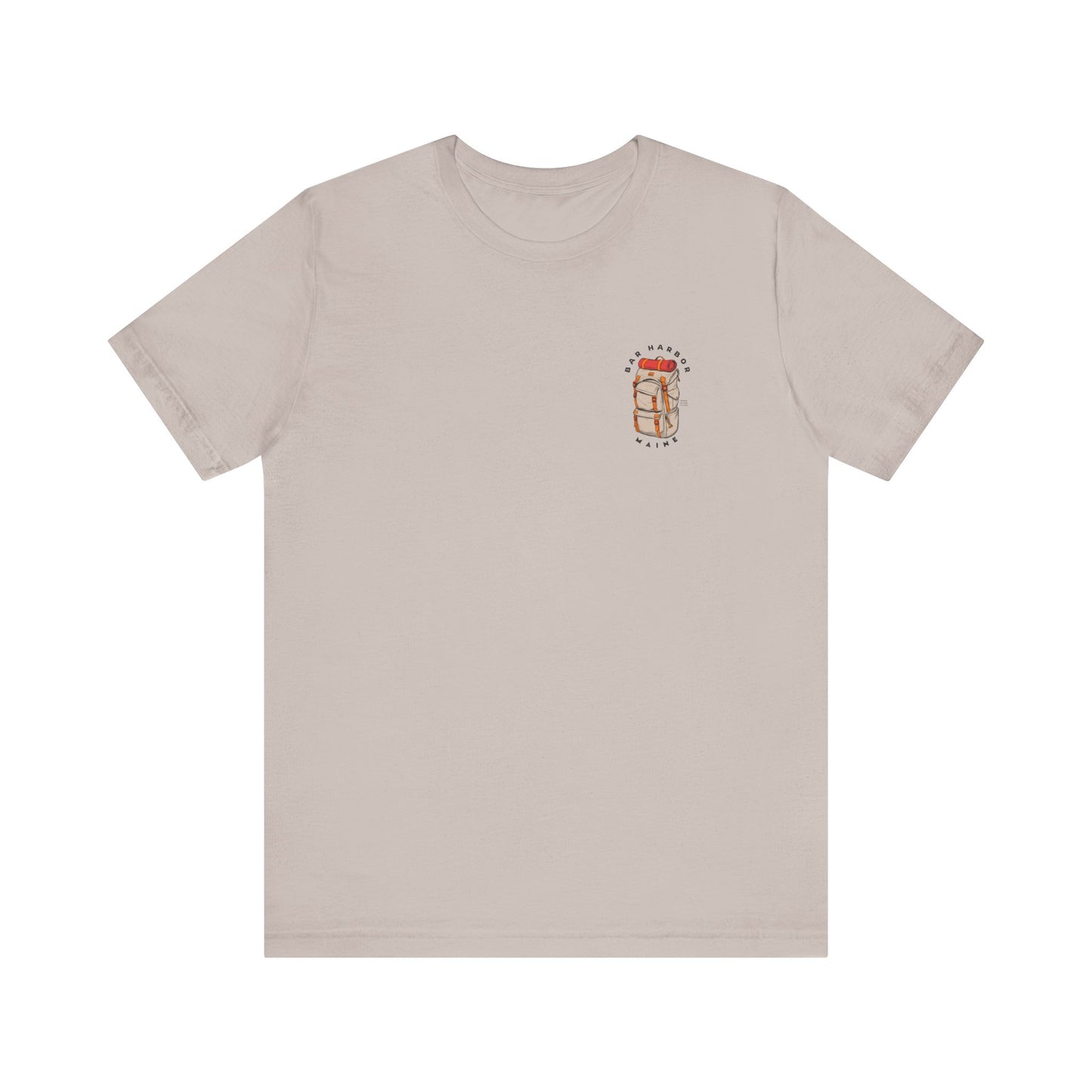 Bar Harbor Maine Backpacking Graphic Tee