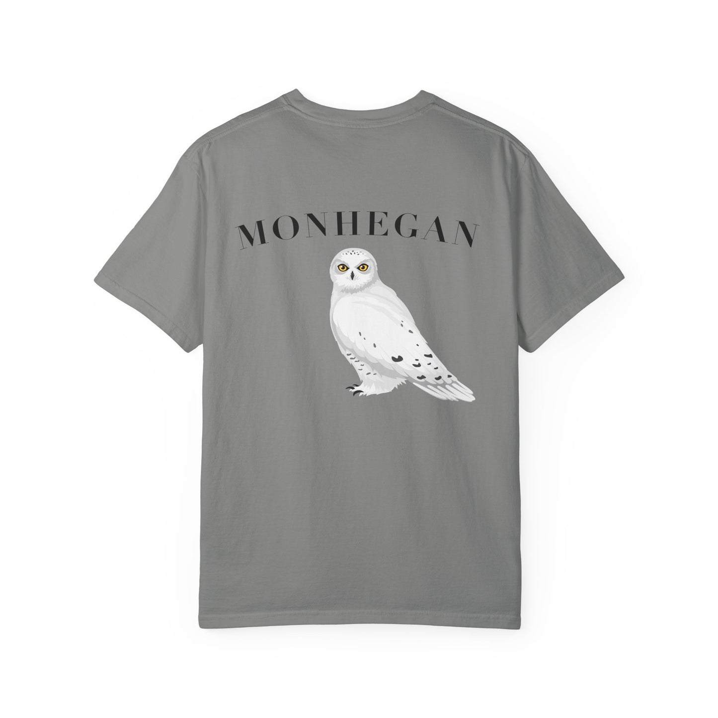 Monhegan Island Snowy Owl Tee – Comfort Colors 1717