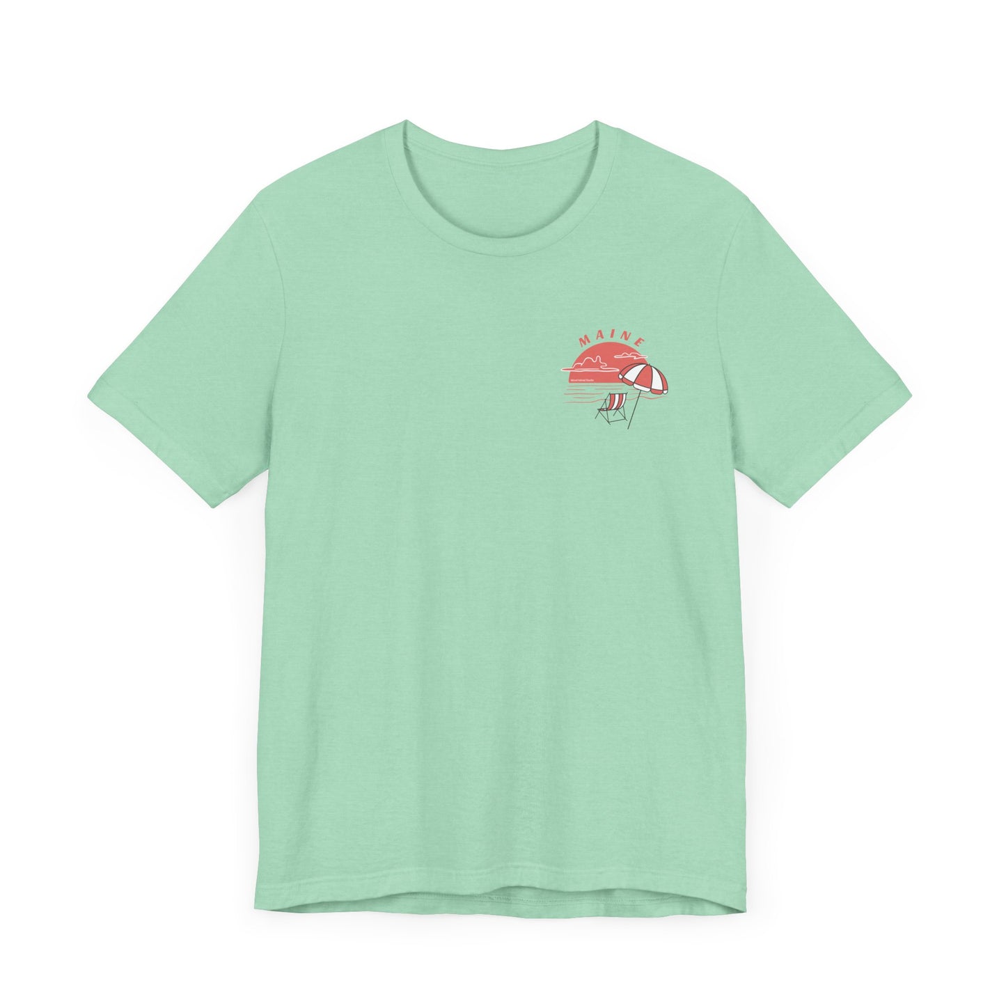 Maine Beach Umbrella Graphic Tee