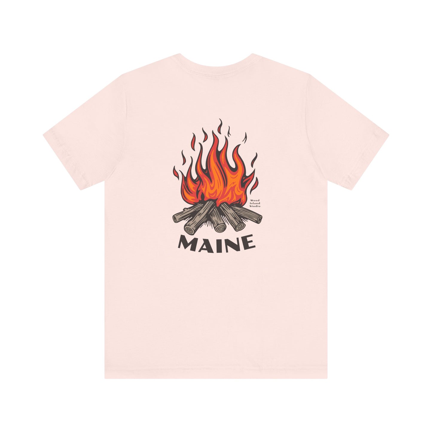 Maine Campfire Graphic Unisex Tee