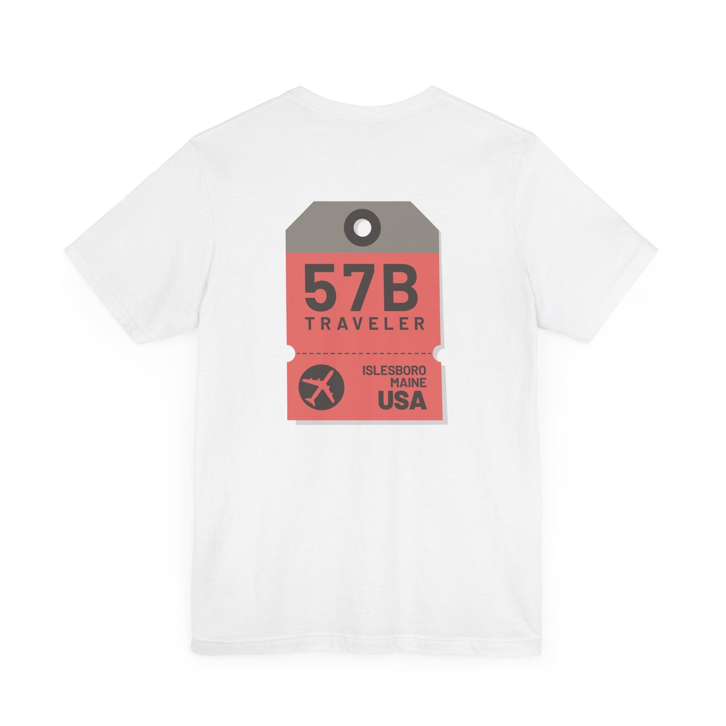 Islesboro Maine Luggage Tag Graphic Tee 57B