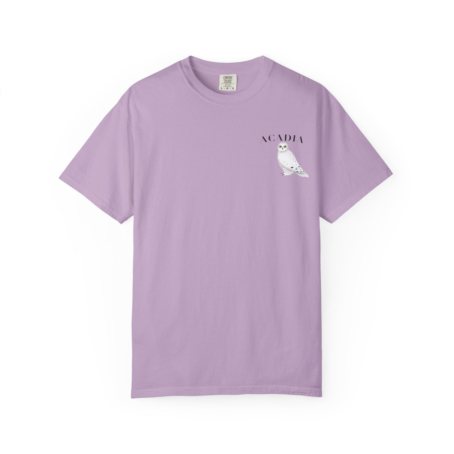 Acadia National Park Snowy Owl Tee – Comfort Colors 1717