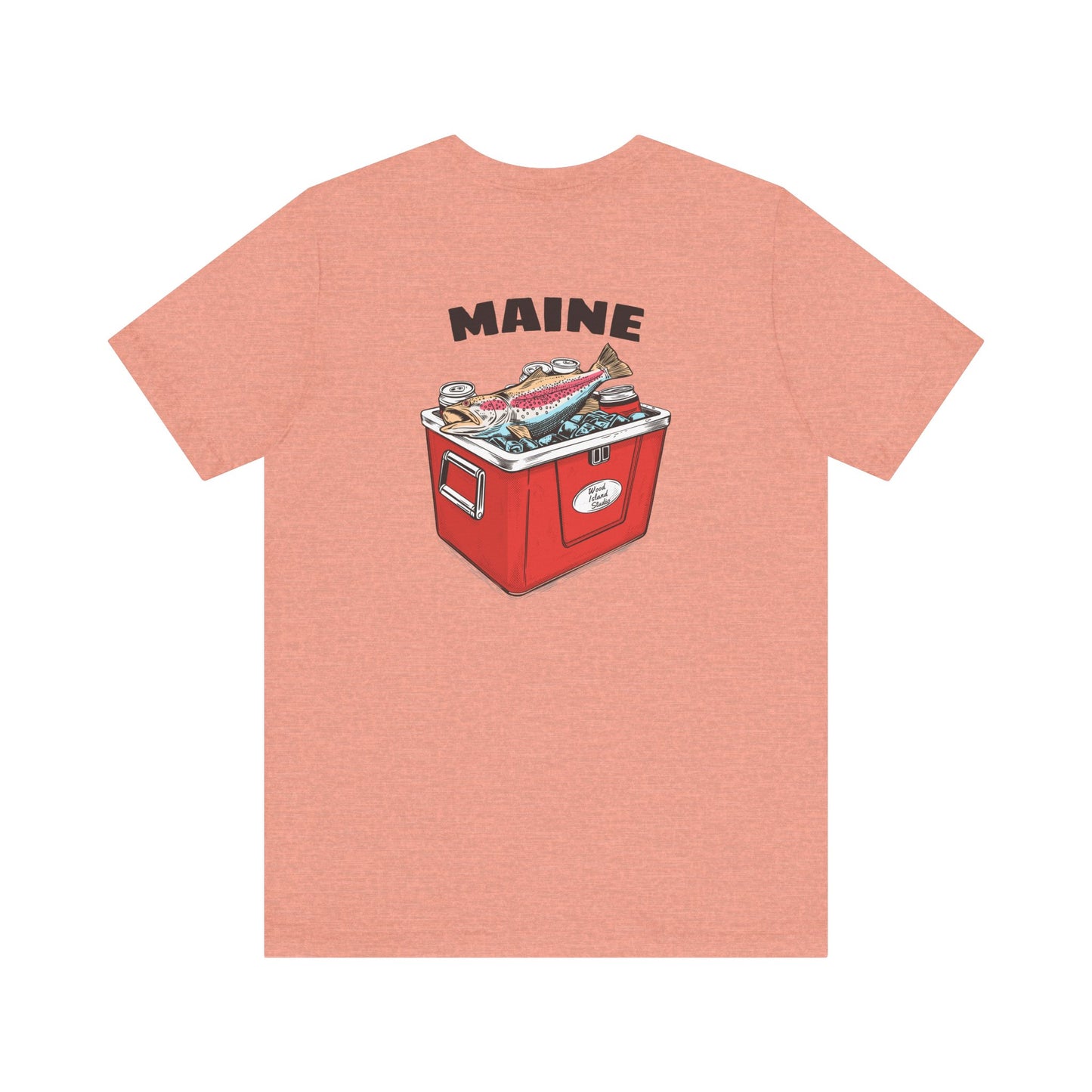 Maine FIsh Camp Graphic Unisex Tee