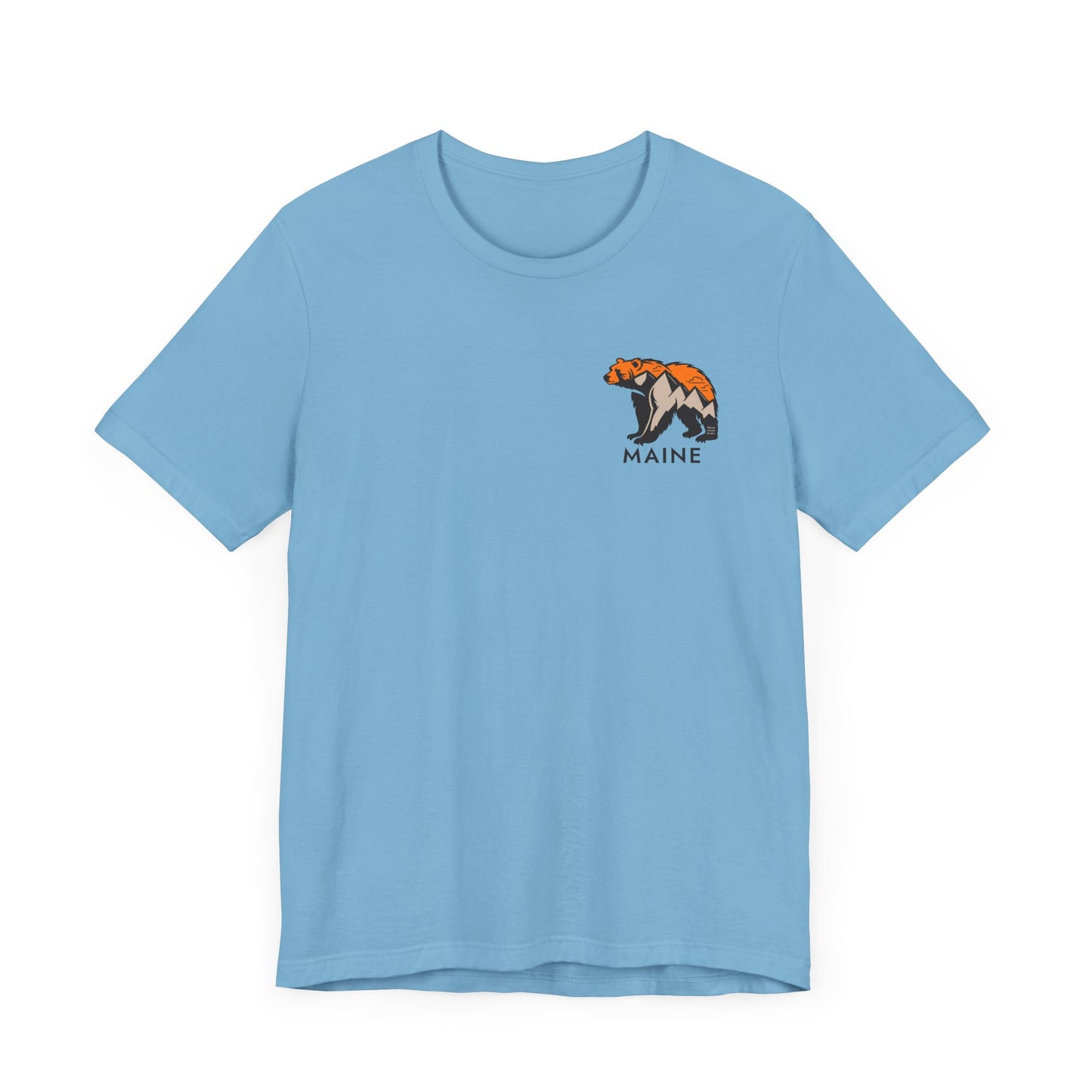 Maine Mountain Bear Graphic Unisex Tee