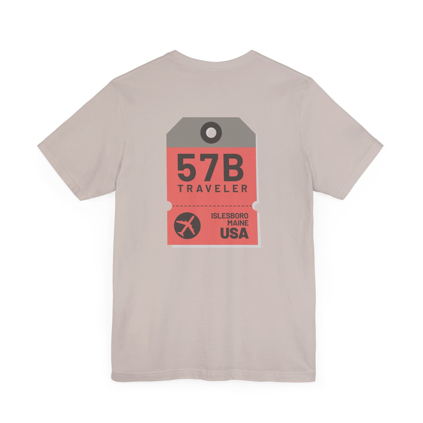 Islesboro Maine Luggage Tag Graphic Tee 57B