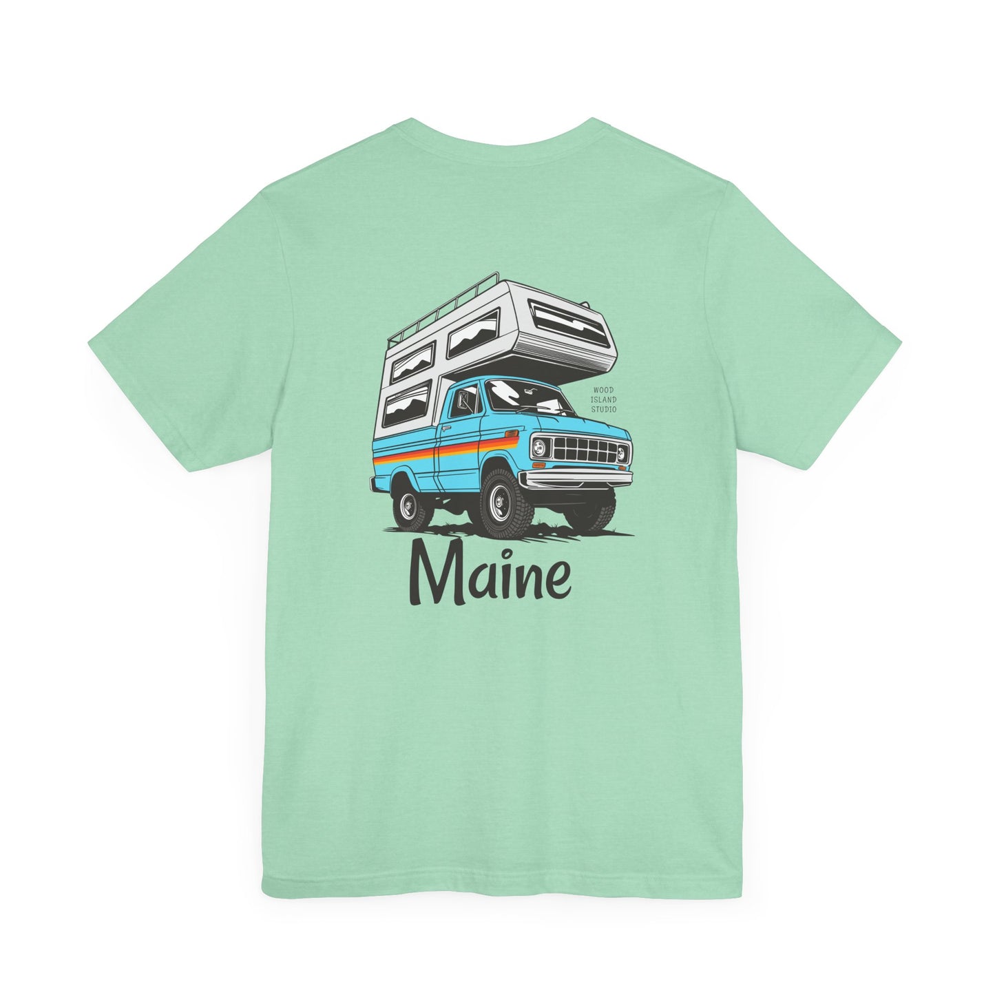 Maine Truck Camper Life Graphic Tee