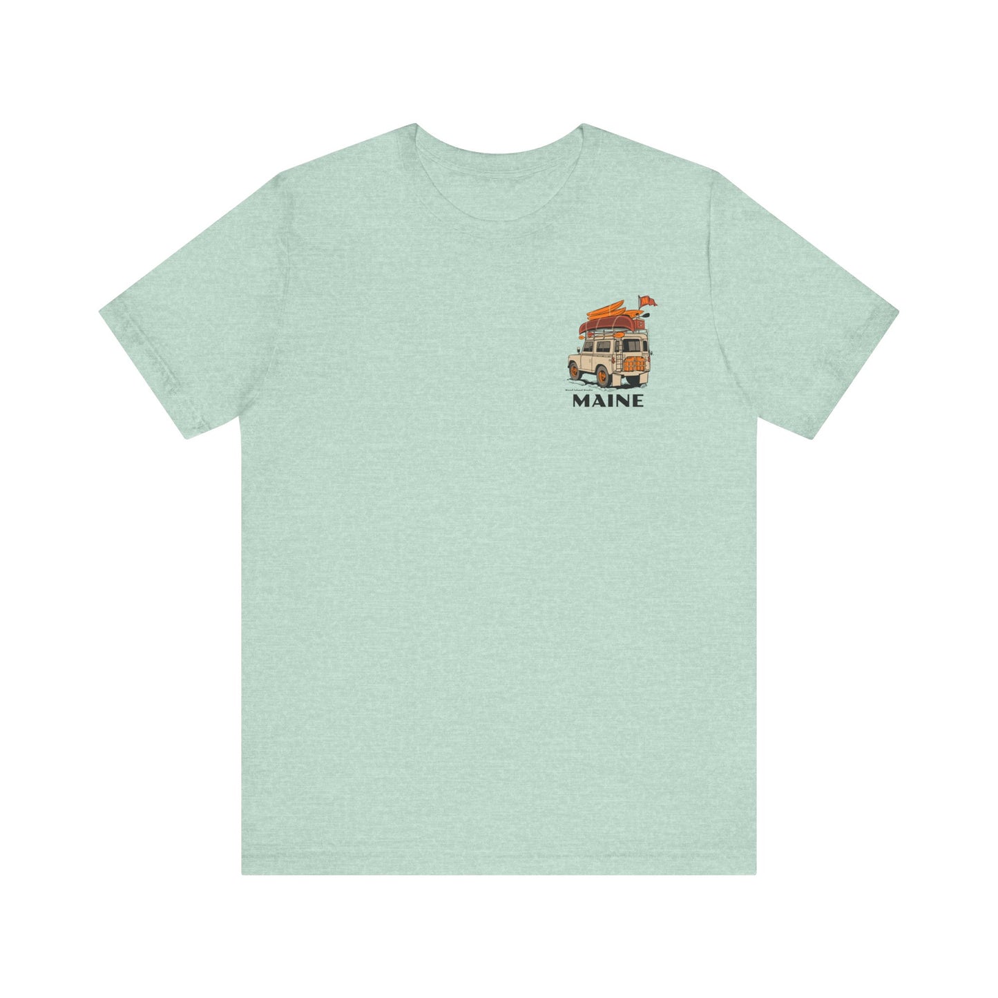 Maine Adventure Unisex Short Sleeve Tee - Perfect for Summer Trips!