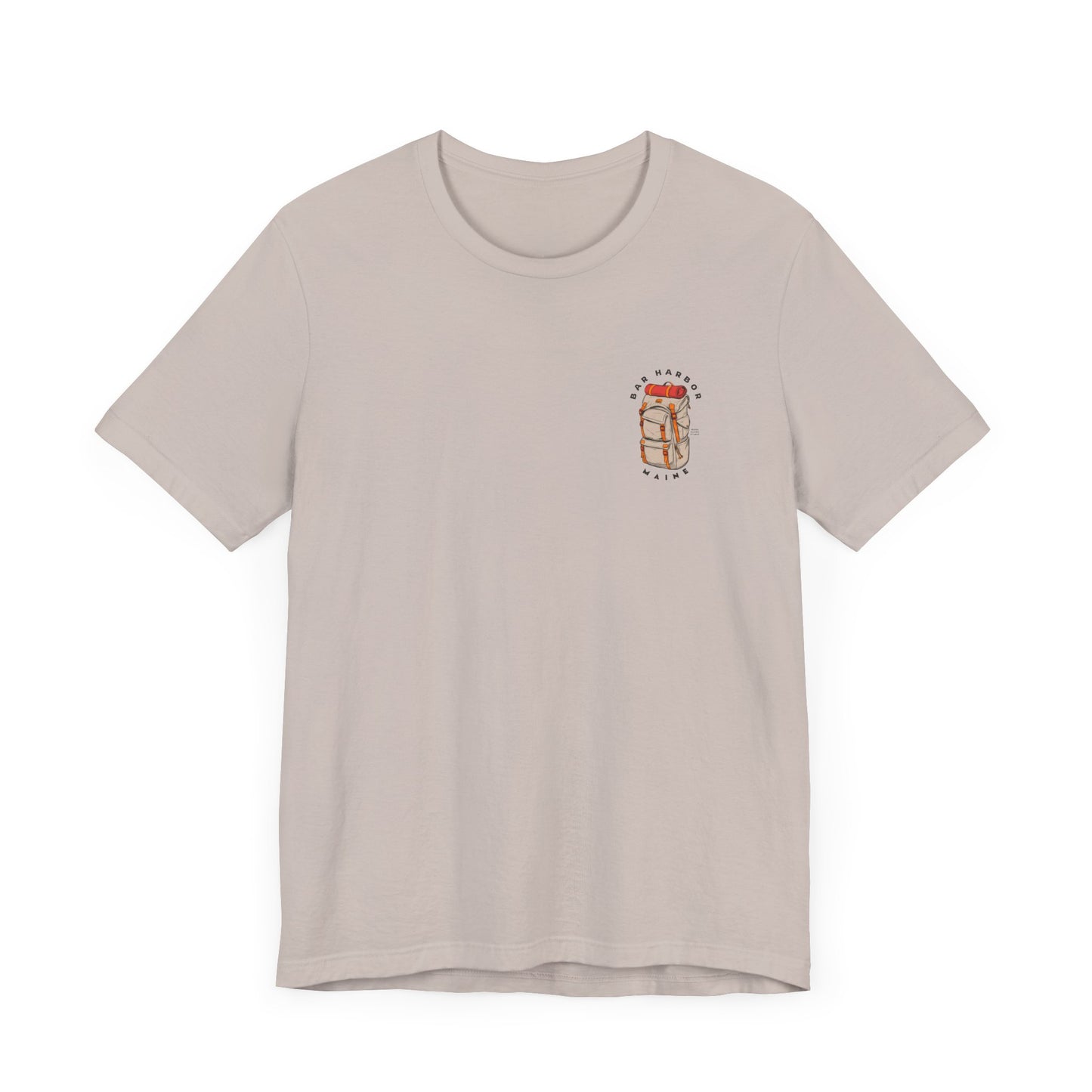 Bar Harbor Maine Backpacking Graphic Tee