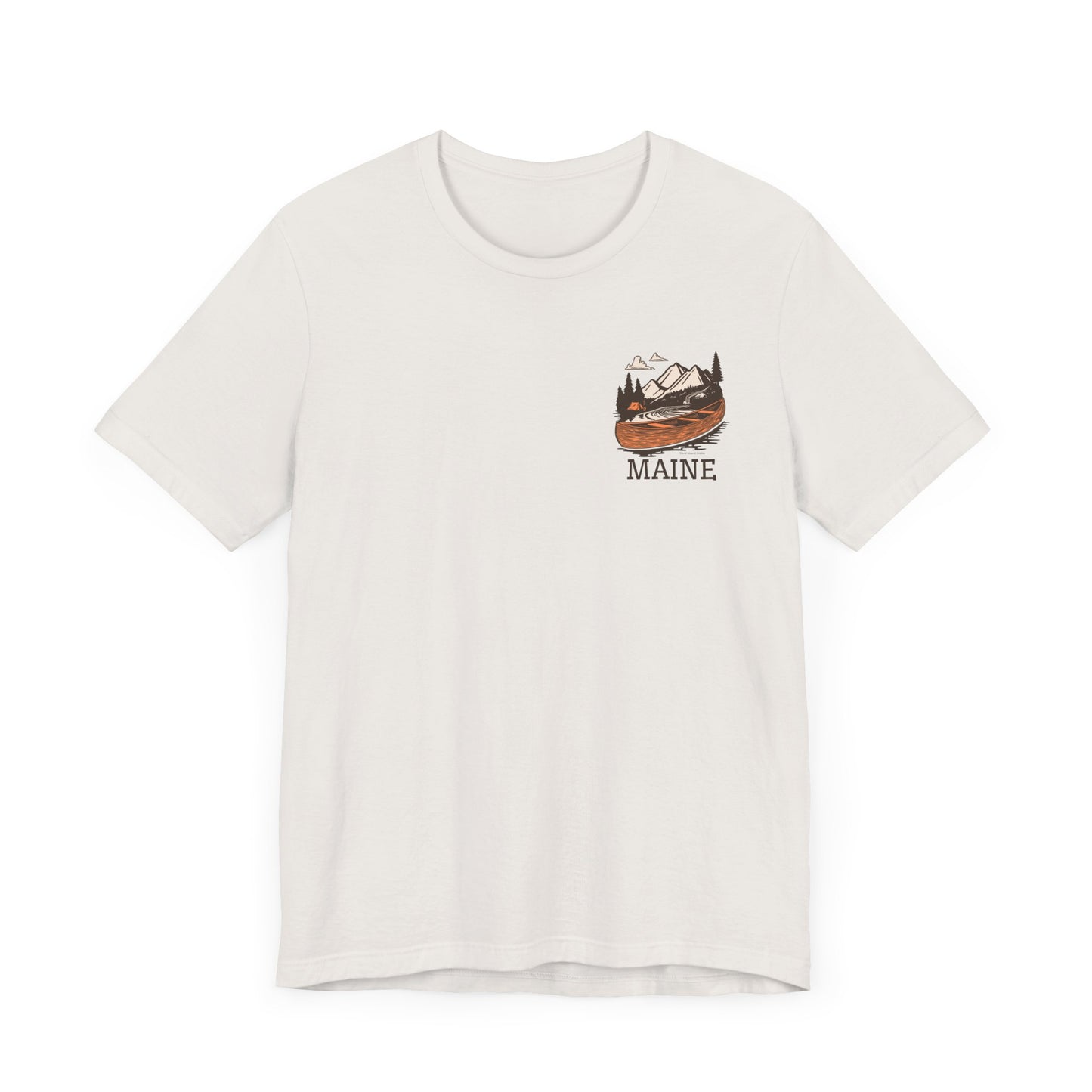 Canoeing in Maine Graphic Unisex Tee